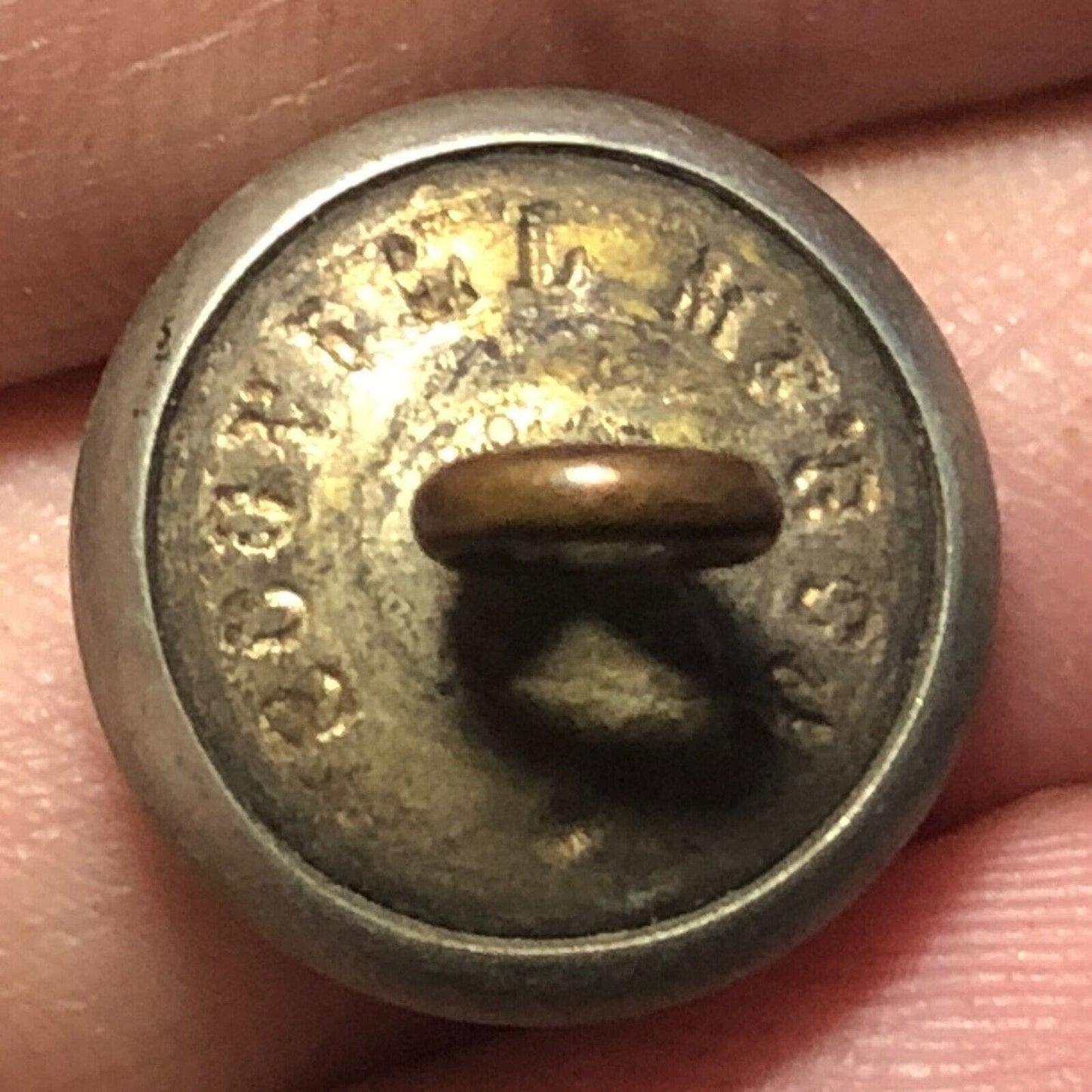 Erie Railroad Uniform Button Brass 1/2" Convex - Scovill