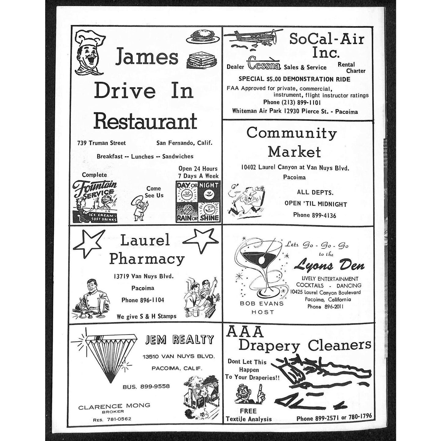 Scarce 9/3 1966 Sprint Car Auto Racing CRA Program Whiteman Speedway 16pp.