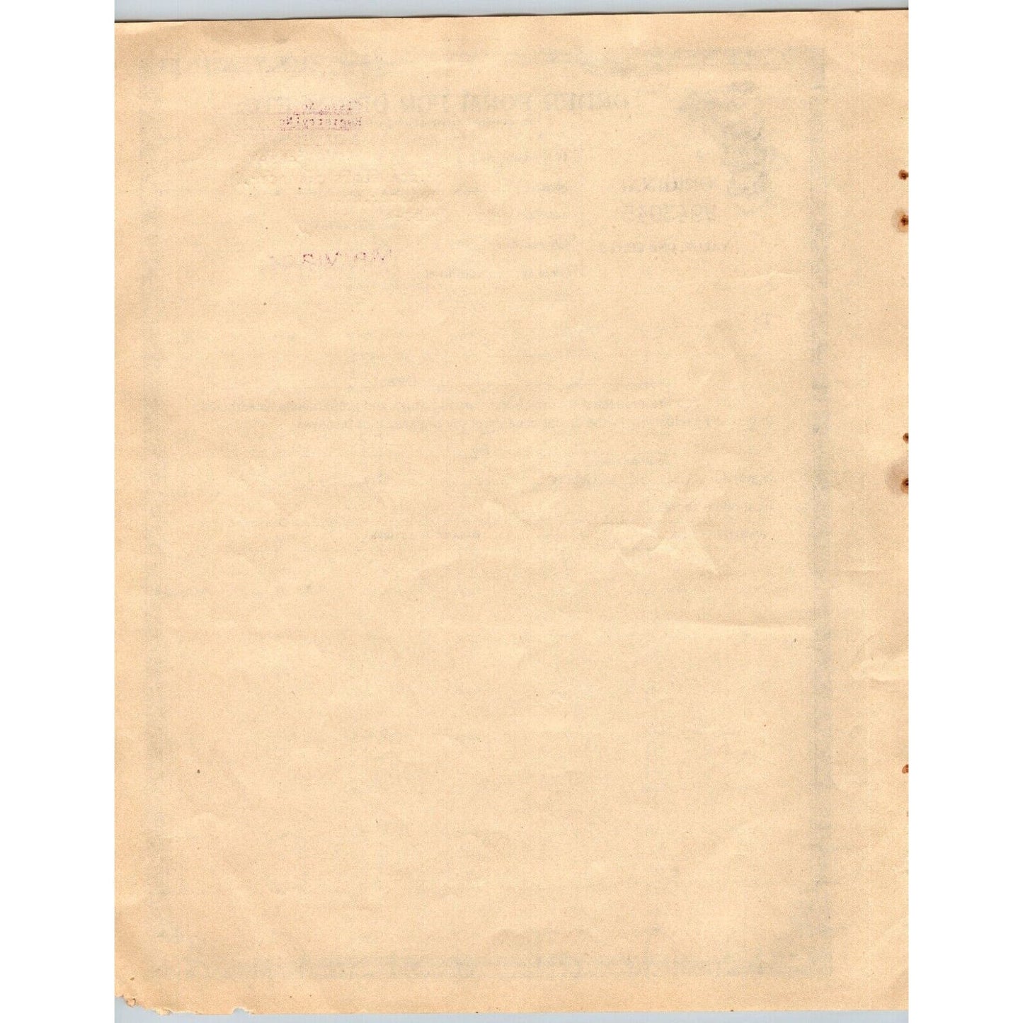 Opium / Narcotic Order Form - Original IRS Issued in Maryland c1922 V943045