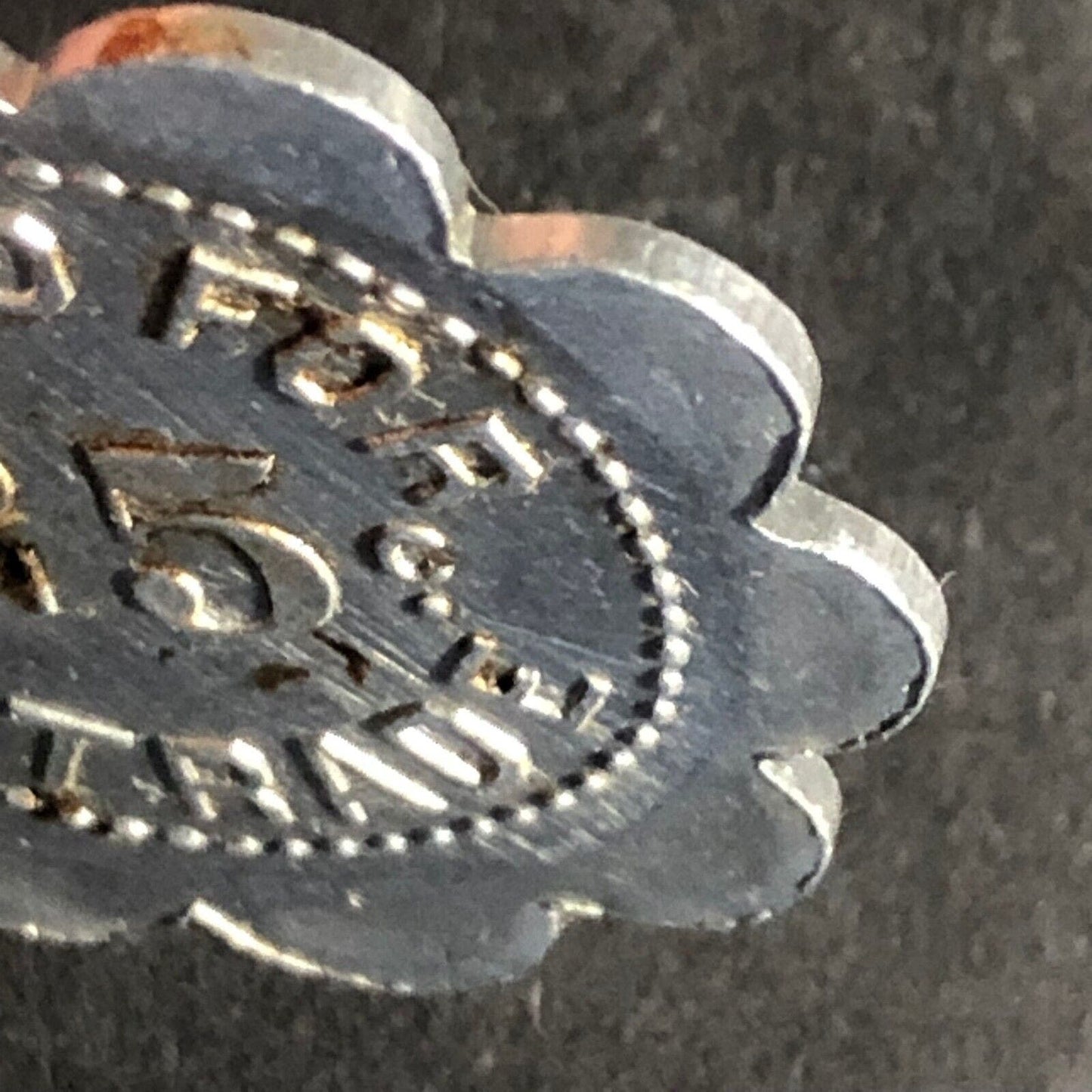 686 Club Ballroom (UAW - Lockport, NY) G/F 5c Scalloped Alum Token 29mm