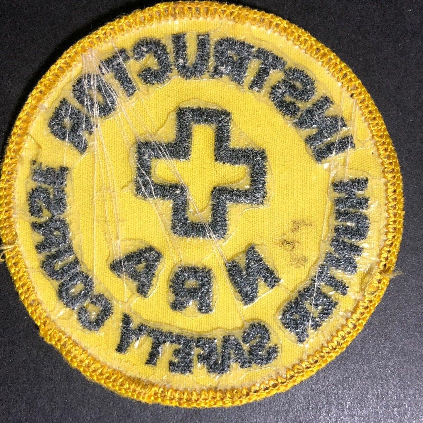 NRA Instructor - Hunter Safety Course Embroidered Patch c1960's-70's