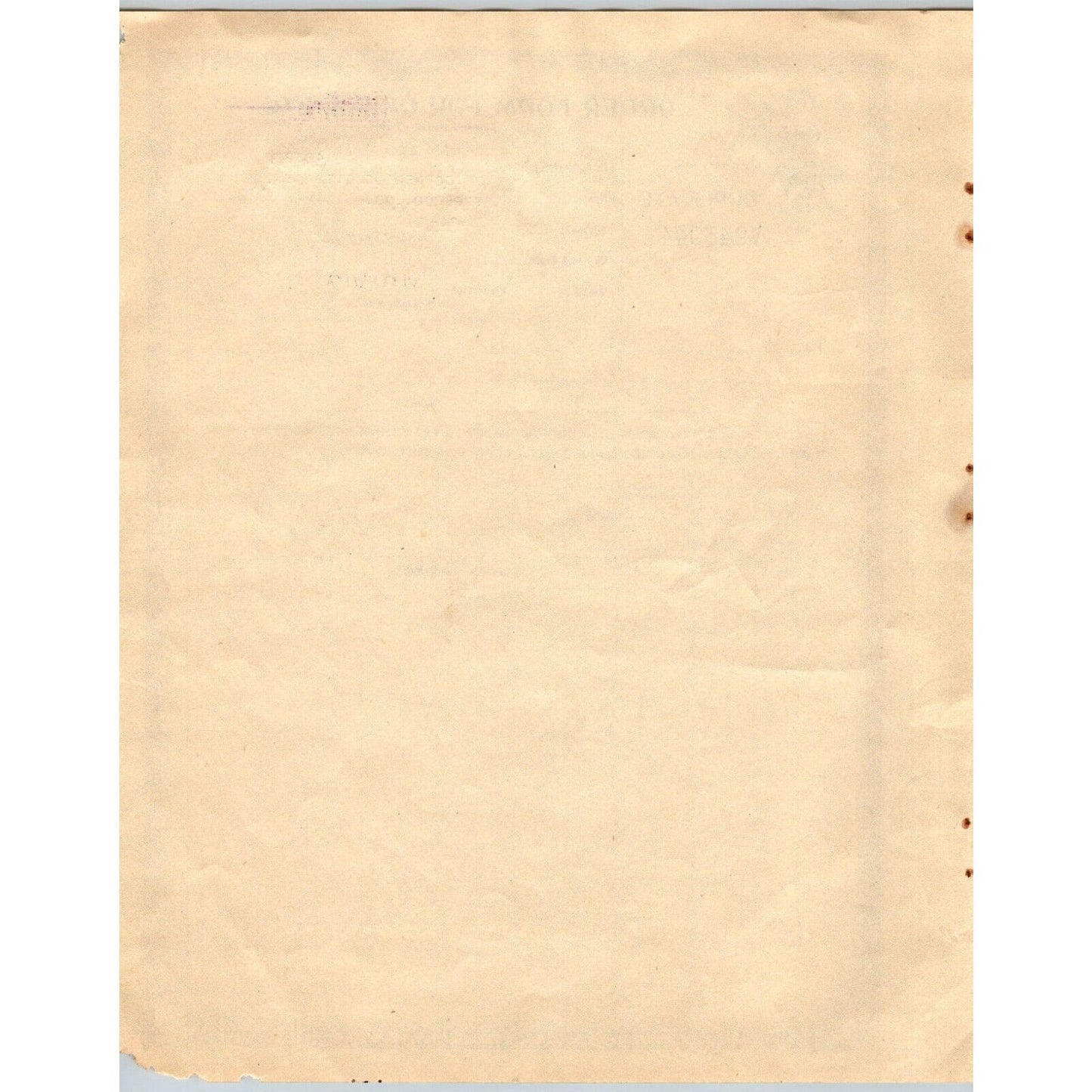 Opium / Narcotic Order Form - Duplicate IRS Issued in Maryland c1922 V943043
