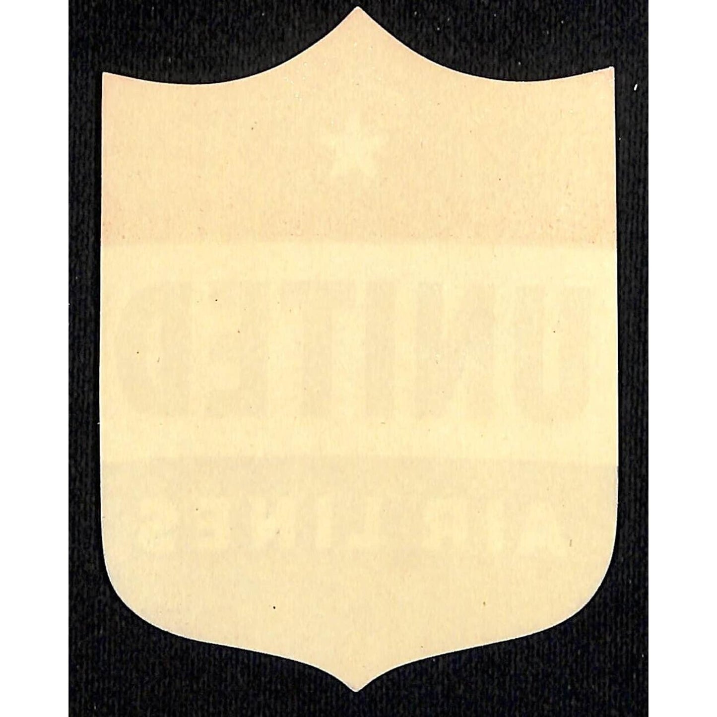 Delta Airlines Luggage Label - Shield Die Cut Red White Blue 3" x 3 3/4"