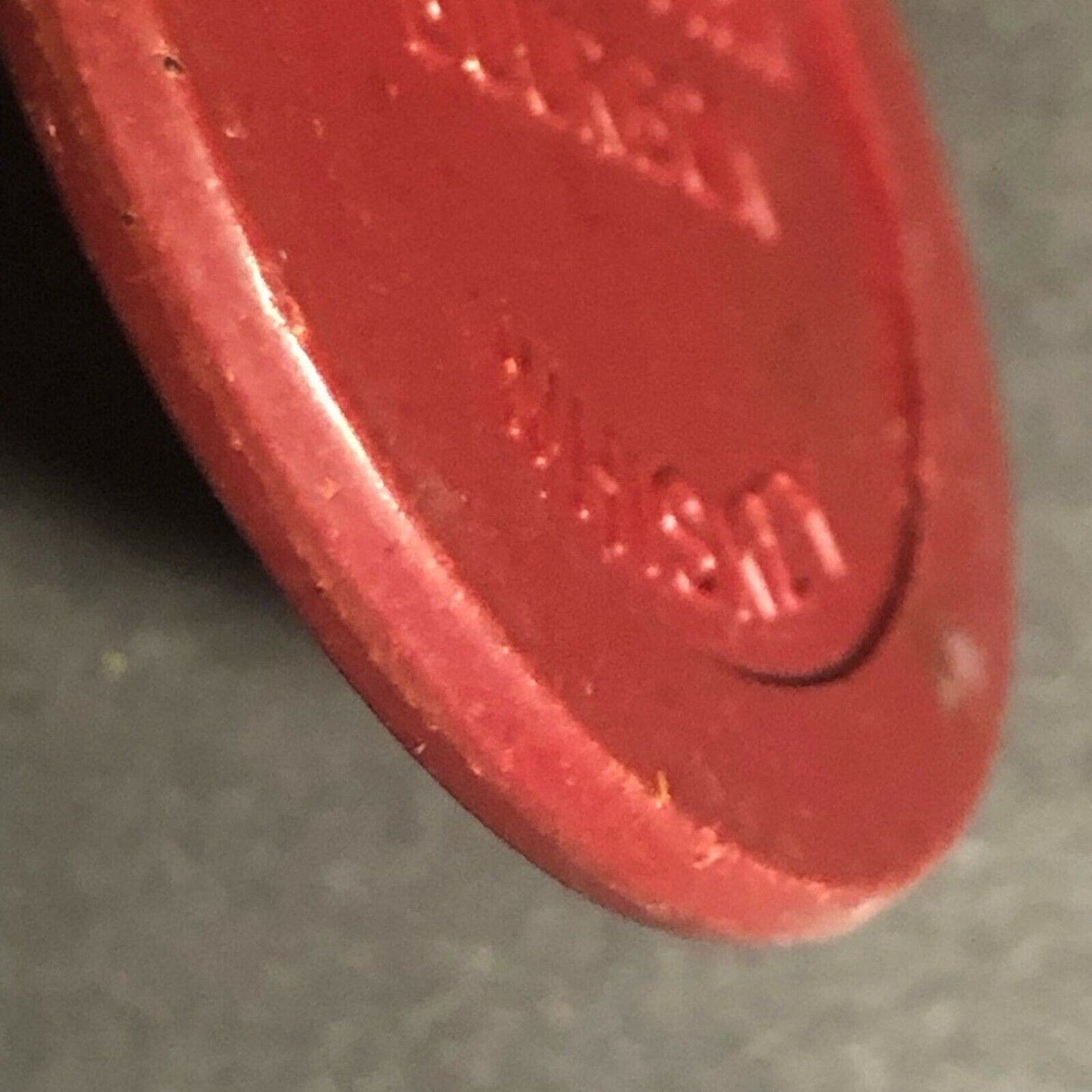 Burgundy Walker's Father Time Bourbon Advertising Poker Chip Eisenstadt