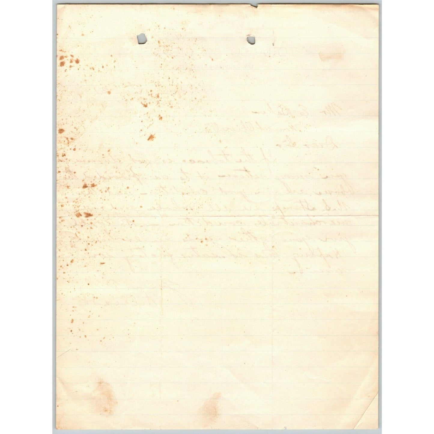 1897 Letterhead Billhead Willis & Co. Tobacco Cigars Baltimore Ephraim Baker*