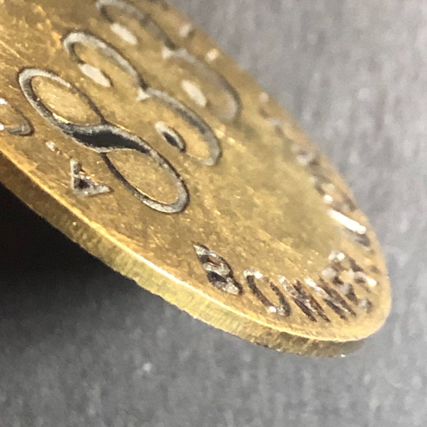 Anaconda Copper Mining Co. Bonner, MT Saw Mill Brass Tool Check Tag 32.5mm #833