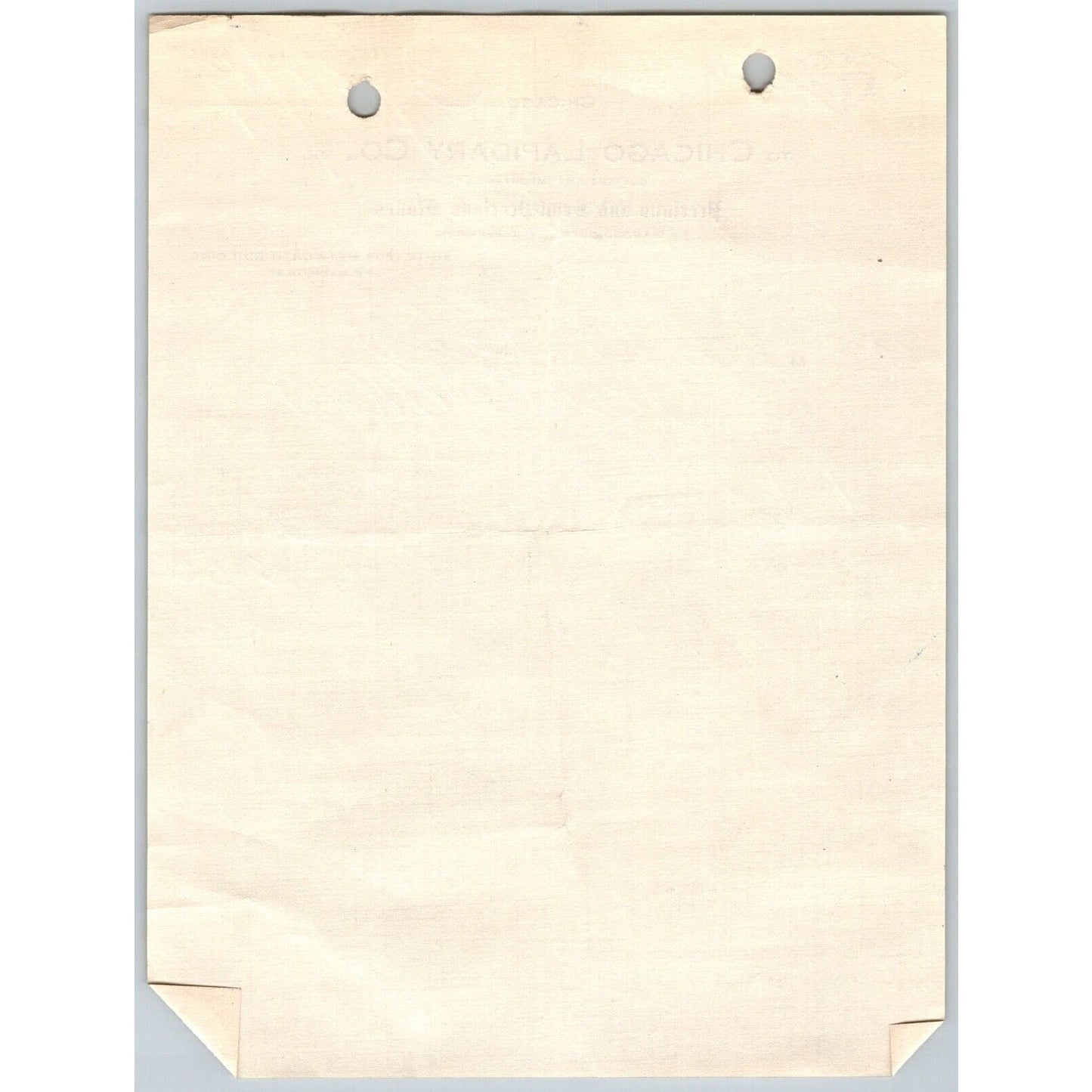 Chicago Lapidary Co. Diamond Cutting "Leys" Butte, MT 1919 $2.55 Billhead