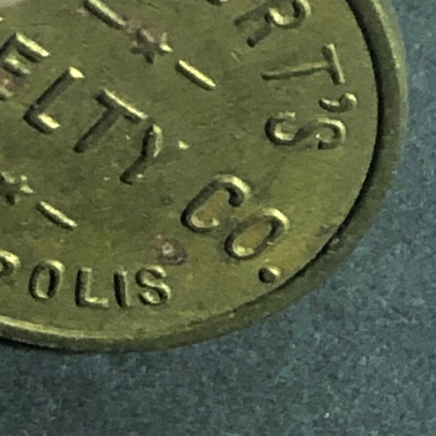 Vintage 20mm Brass "Albert's Novelty Co. Minneapolis" - Token