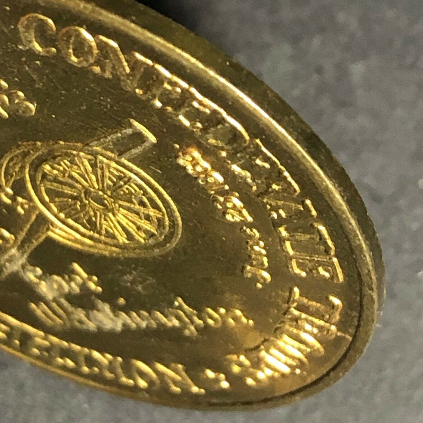 Camp Hill, PA Civil War Centennial Token Medallion Oyster's Point 1963 35mm