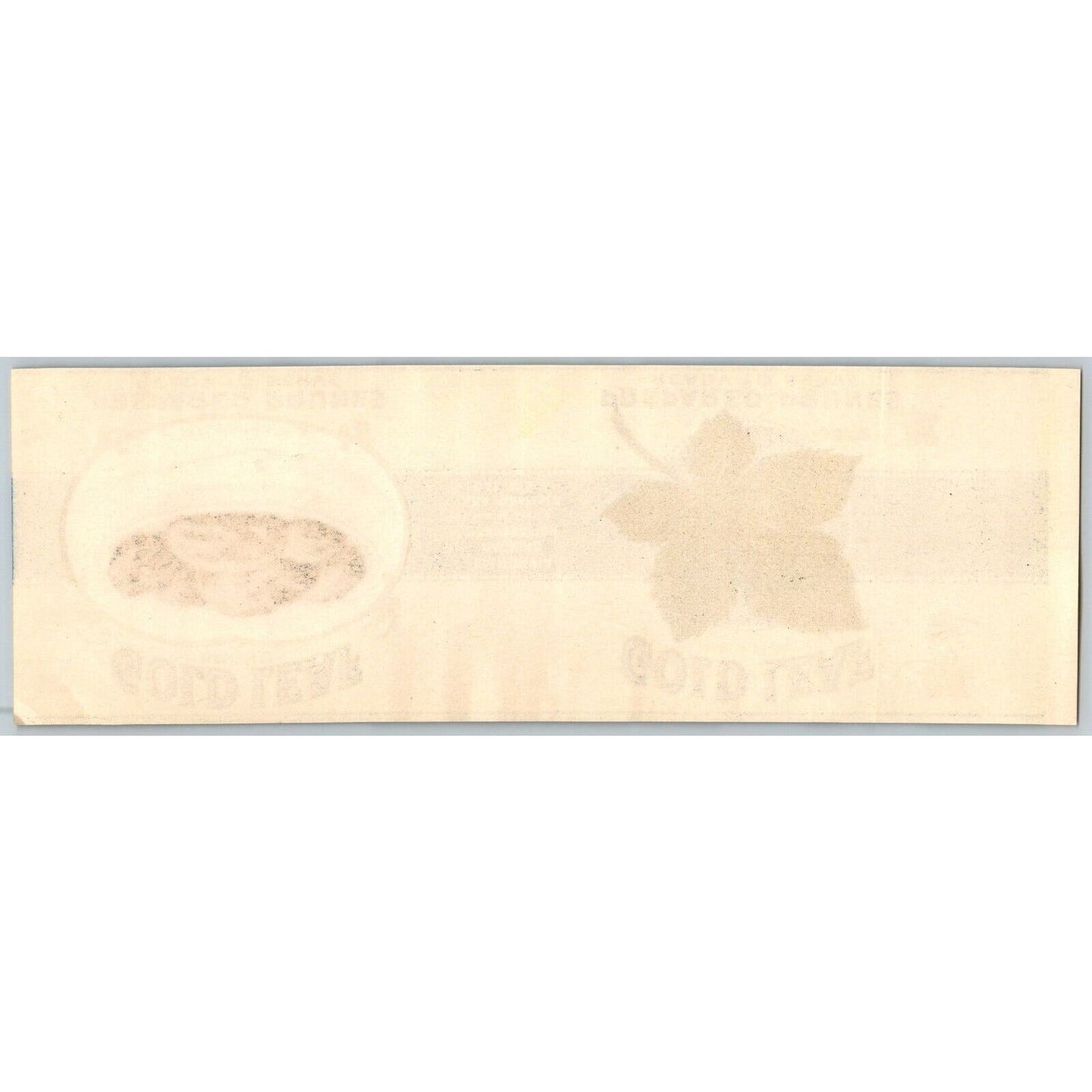 Gold Leaf Prepared Prunes Paper Can Label c1920's-30's VGC Scarce