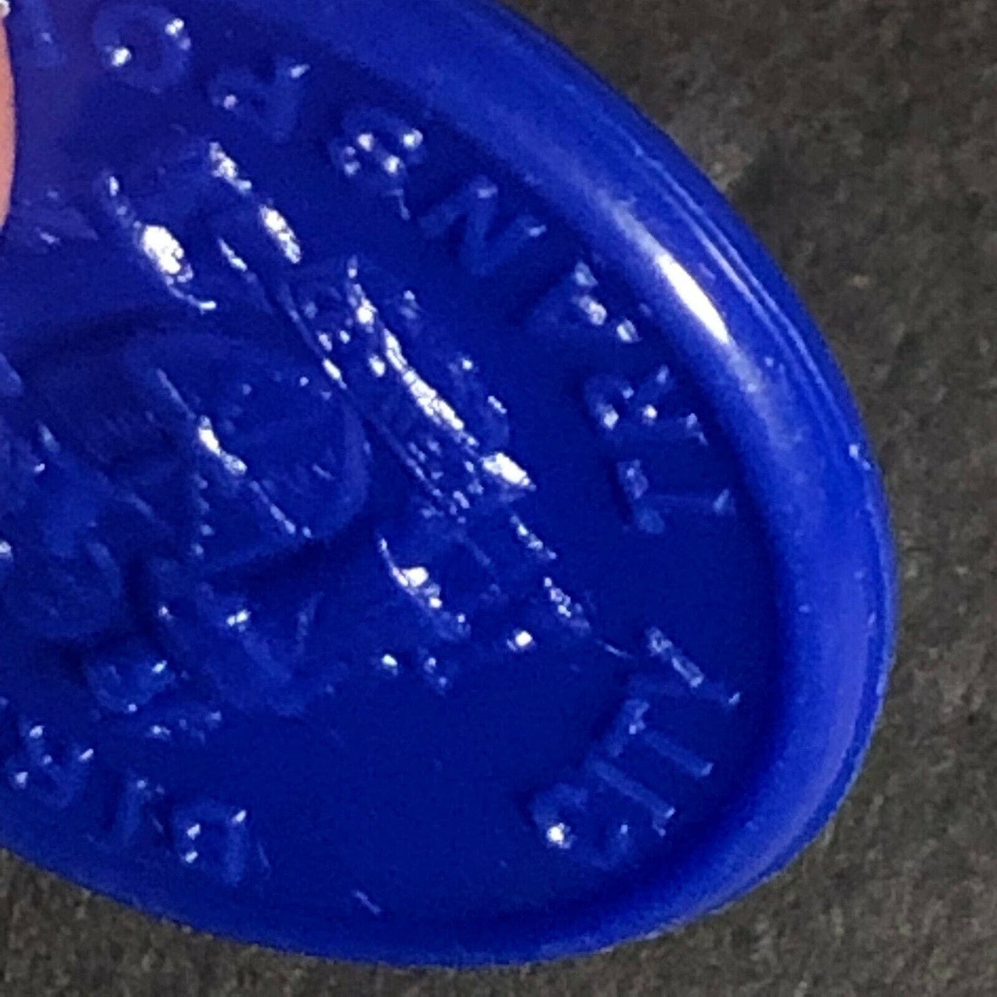 Birmingham City Transport England Plastic Token Blue 3D 22mm c50's-60's