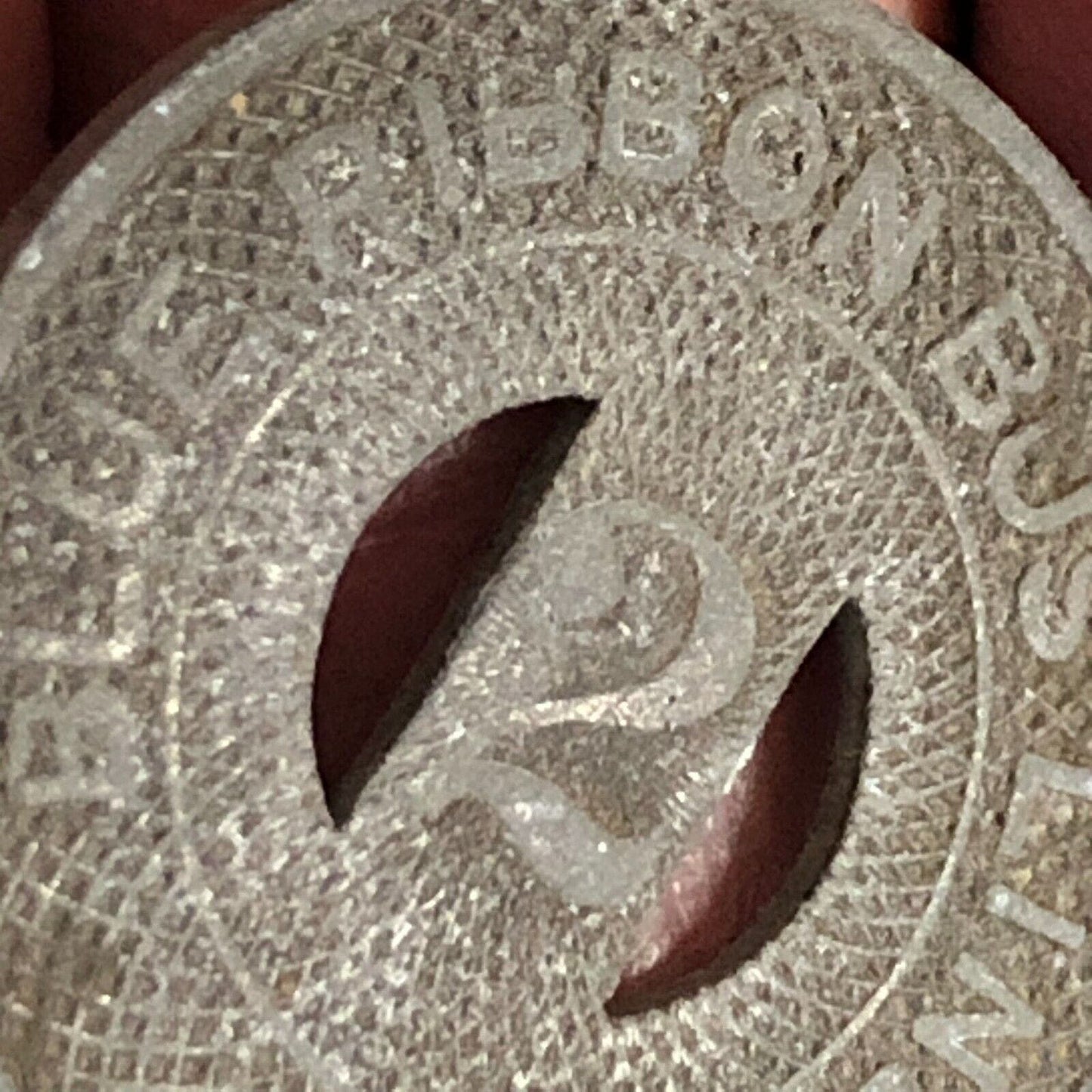 Blue Ribbon Bus Lines (Ashland, KY) Zinc G/F One Full Fare Zone Two Token 23mm