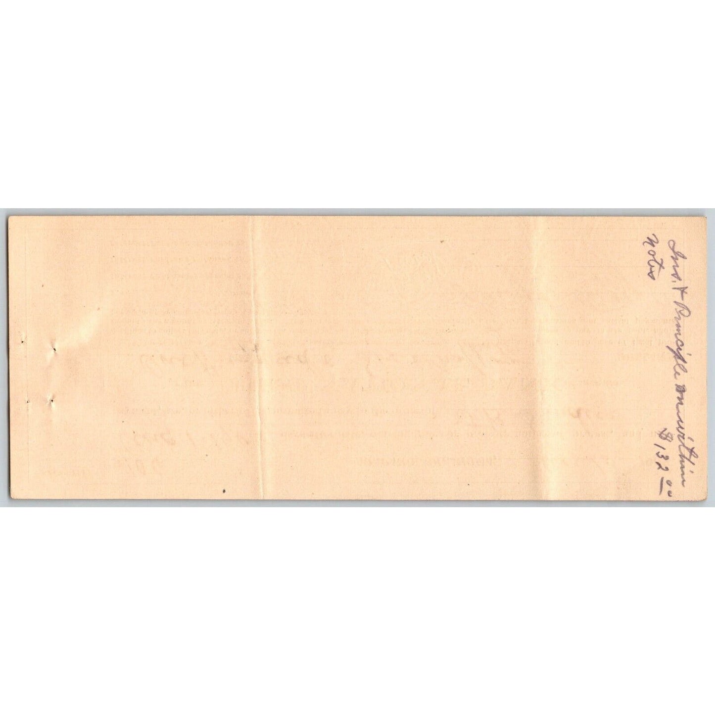 Arapaho, OK 1906 Territorial $106 12% Promissory Note - Scarce
