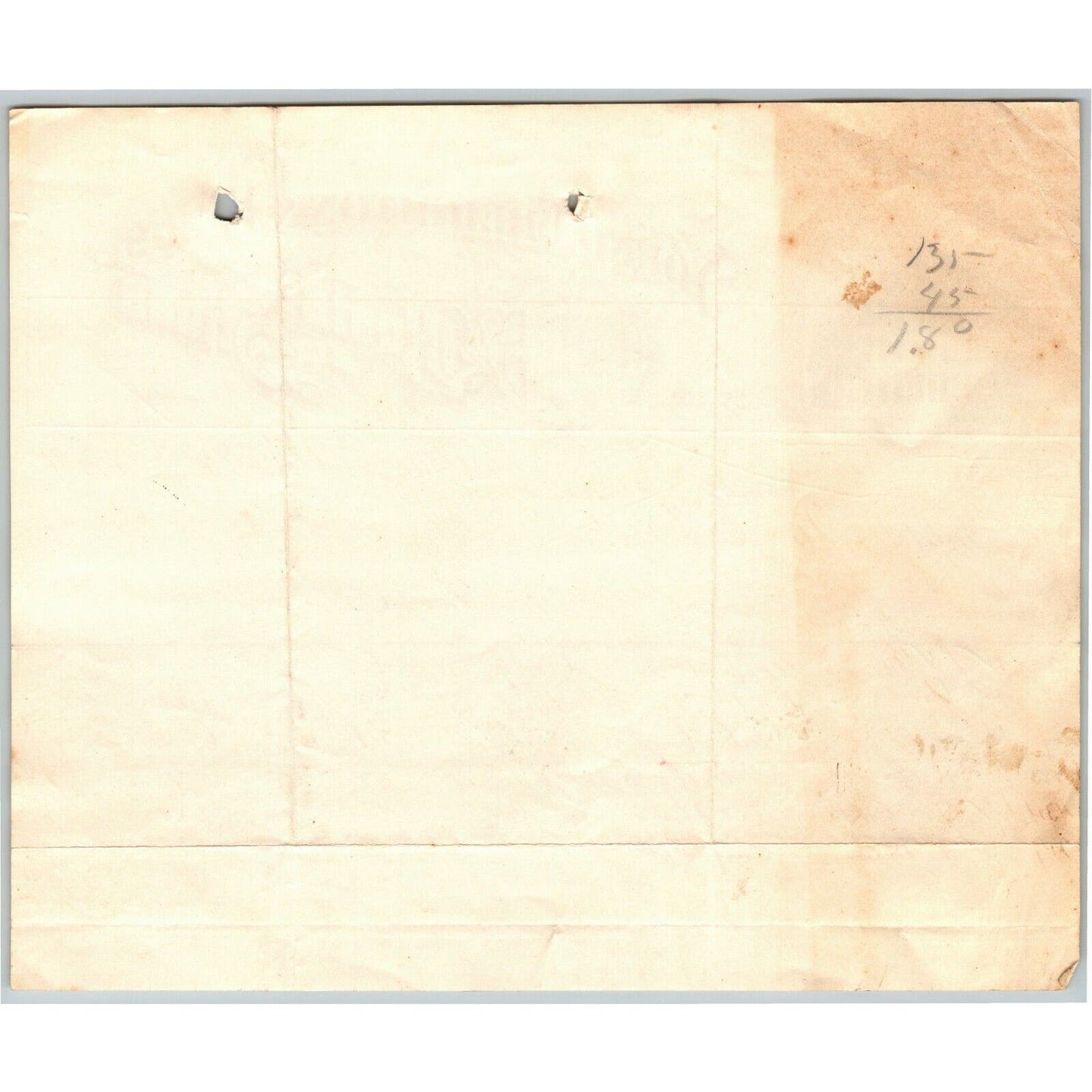 1896 Letterhead Young, Creighton & Diggs Boots Shoes Baltimore - Ephraim Baker*