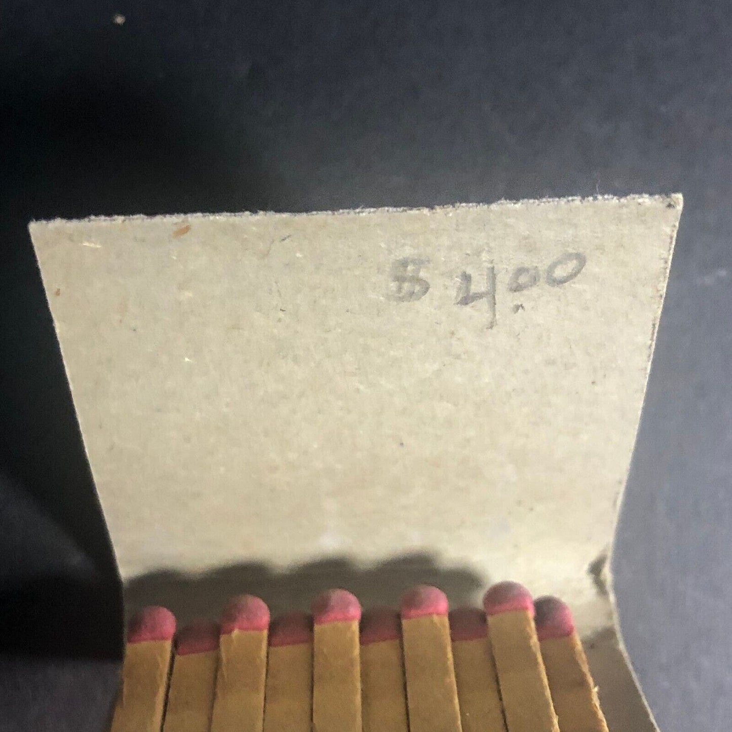 General Ship Supply SF, CA c1940's 20 Stick Bottom Strike Matchbook Very Scarce