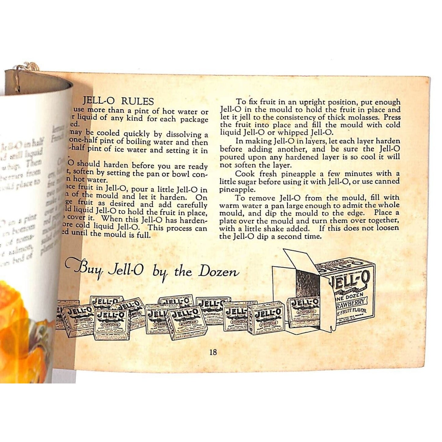 Jell-O Recipe Booklet "Polly Put the Kettle On" c1924 18pp. w/ Cats