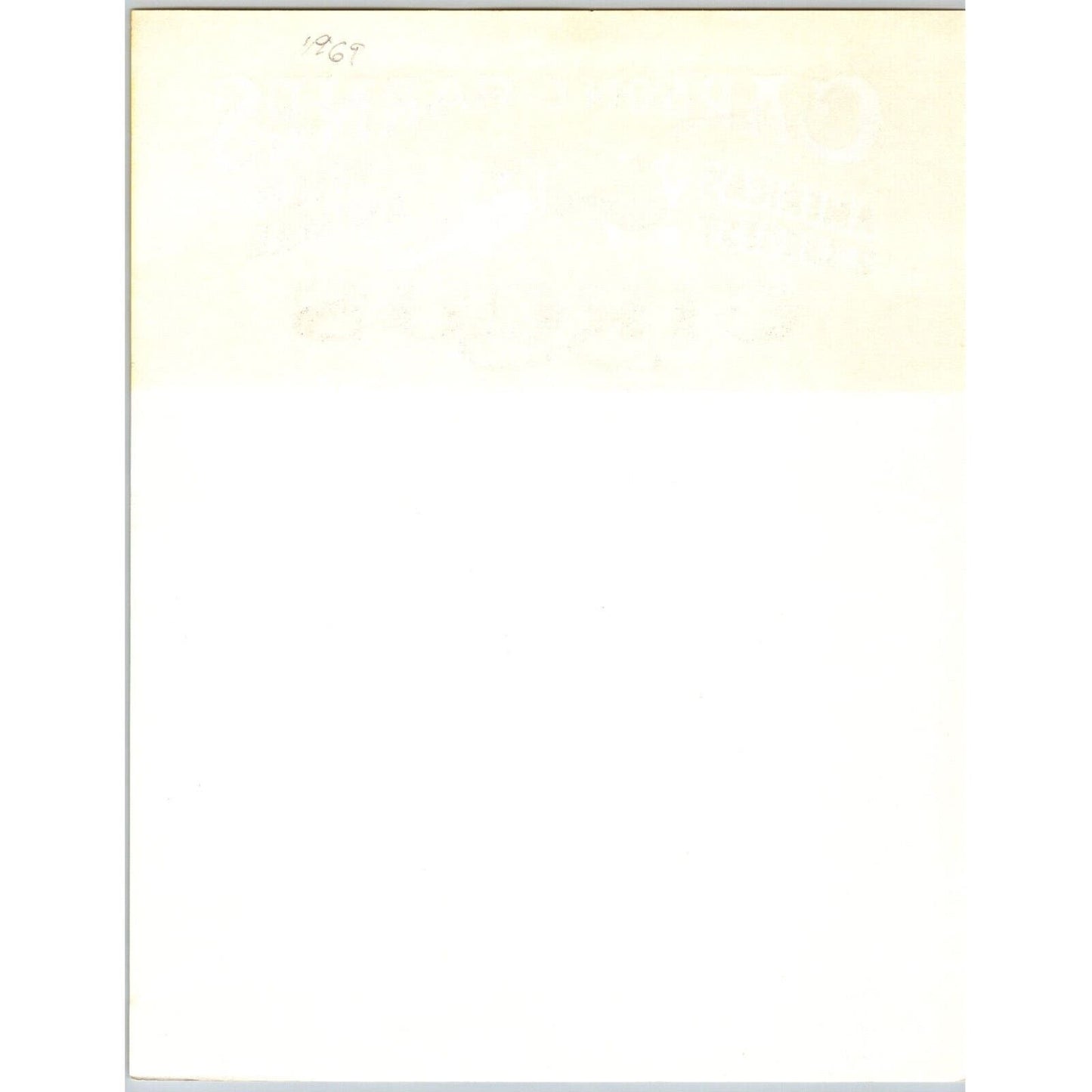 Carson & Barnes Wild Animal Circus Letterhead c1969 Tiger Elephant VGC