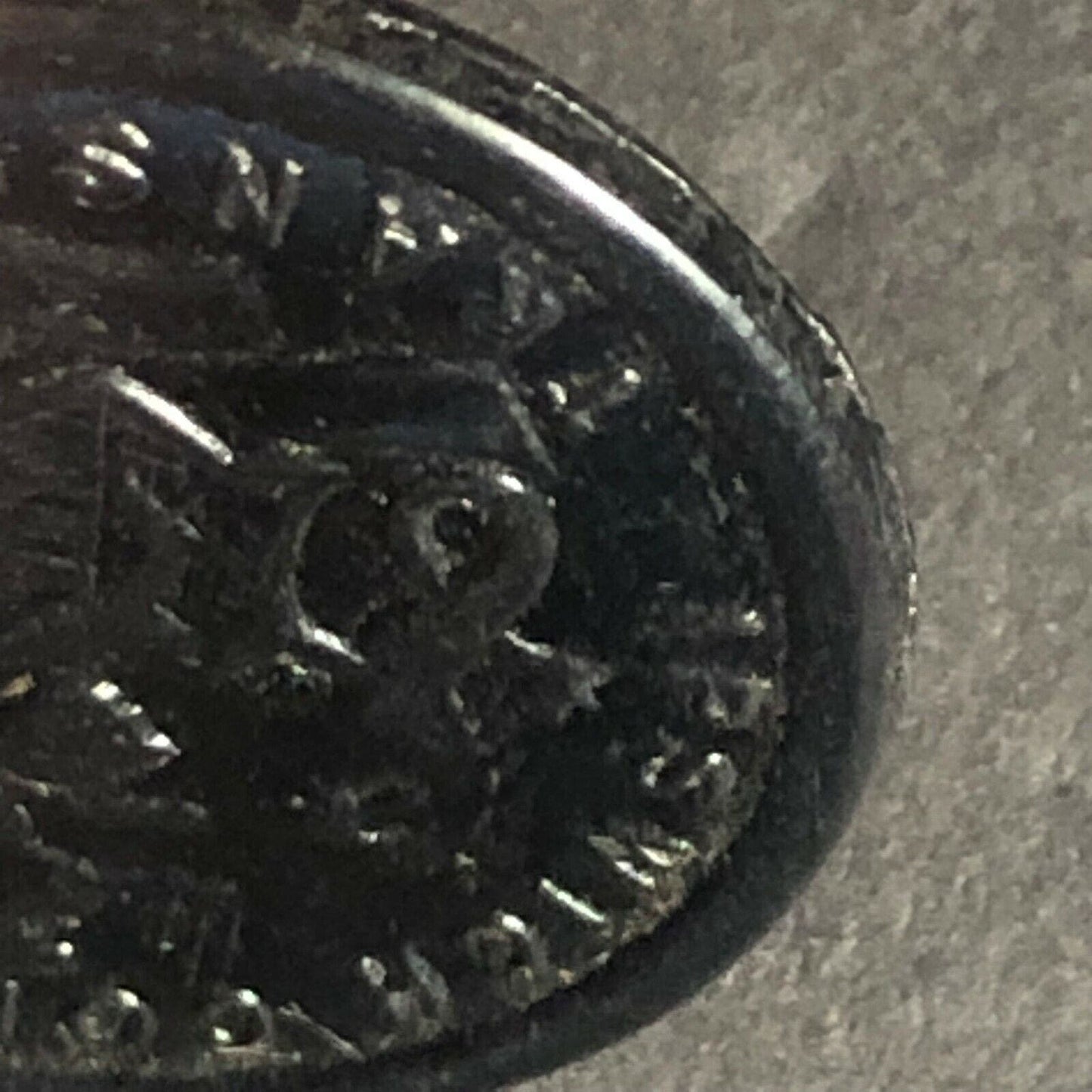 Ipswich England Plastic Transport Token Black 1 1/2D 21mm c50's-60's