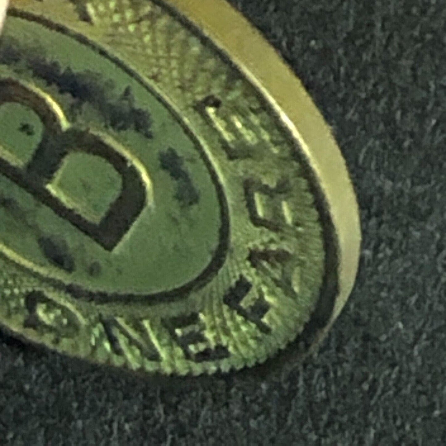 Bahner Bus Line (Williston ND) WM G/F One Fare Transit Token c1953 16mm