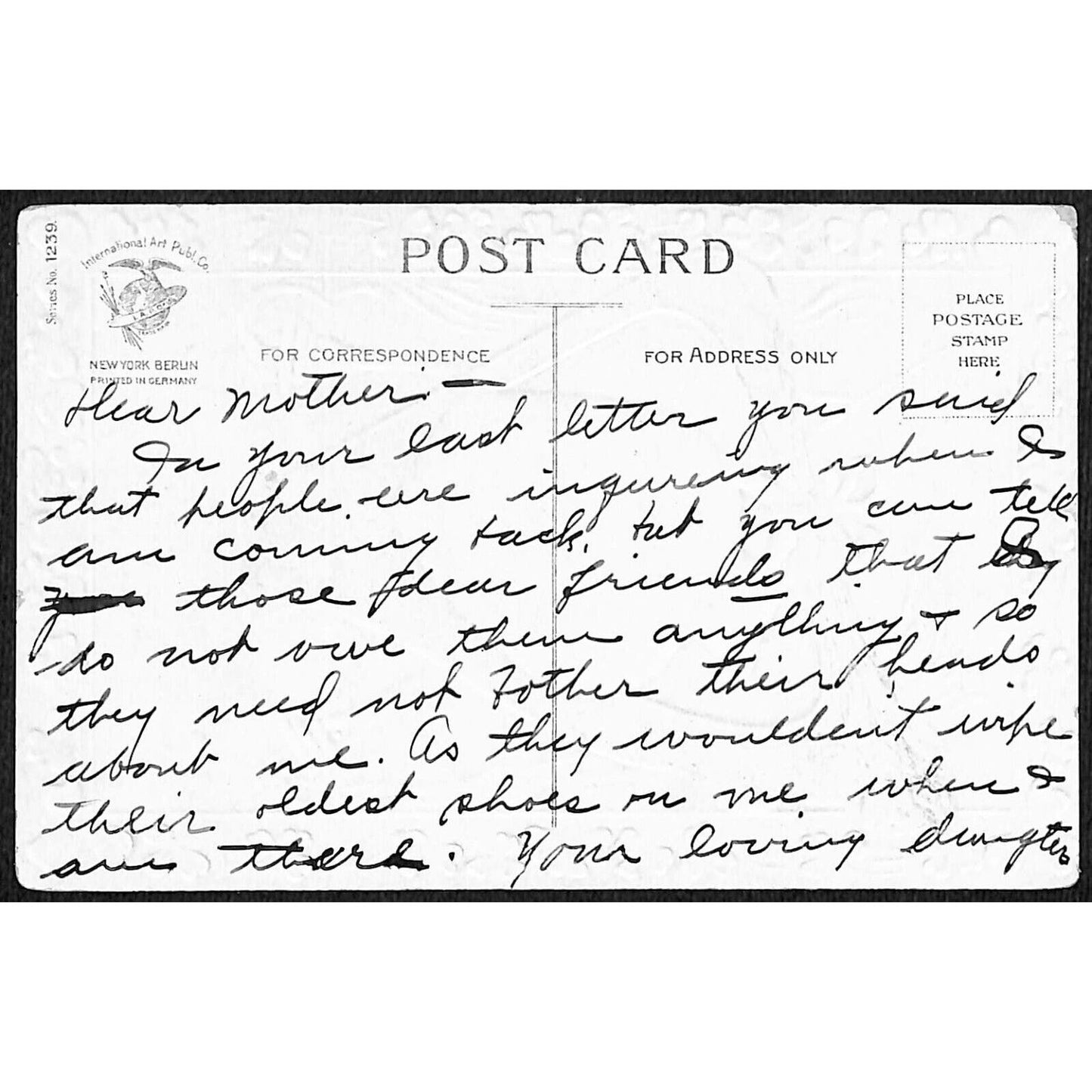 St. Patrick's Day Postcard Harp Blarney Castle Erin Go Bragh Embossed PM c1910