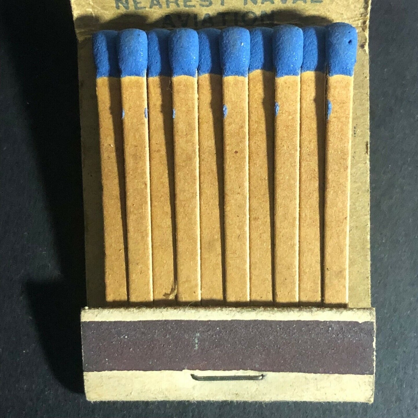 Scarce c1940's WWII Full Matchbook Gem Blades "Pulling It Off" Naval Jargon