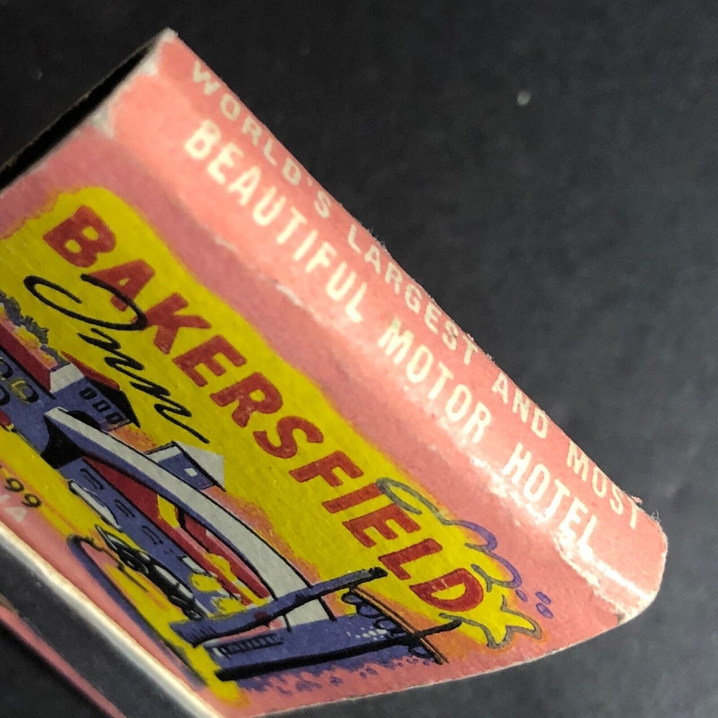 Bakersfield Inn CA 20-Strike Full Matchbook c1940's VGC Very Scarce