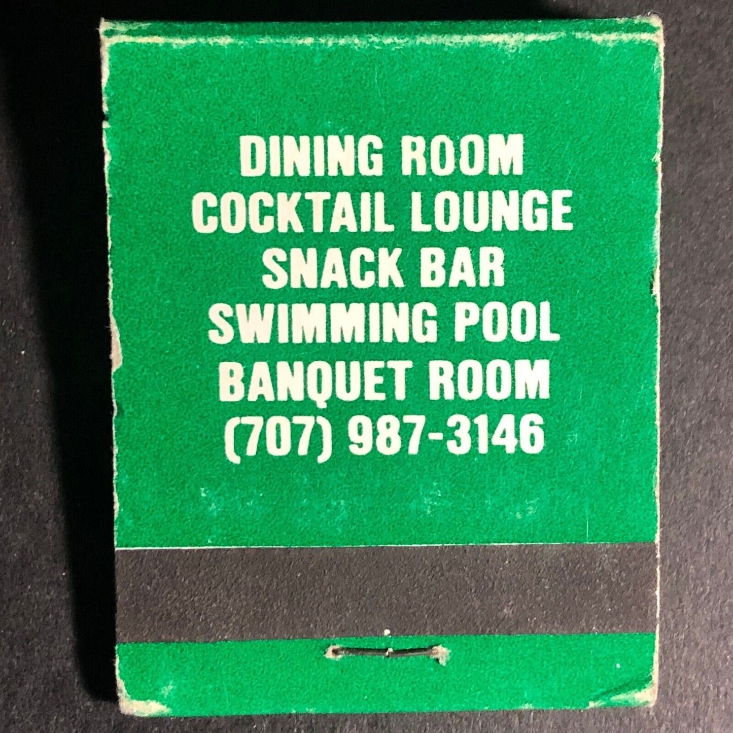 Hidden Valley Lake Country Club California Matchbook c1975-85 (Green)