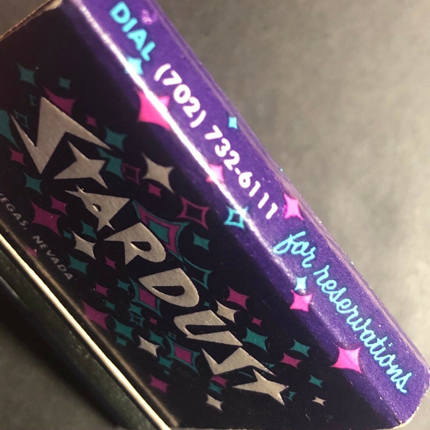 1980's Full Matchbook Stardust "Home of the Lido of Paris" Las Vegas, NV