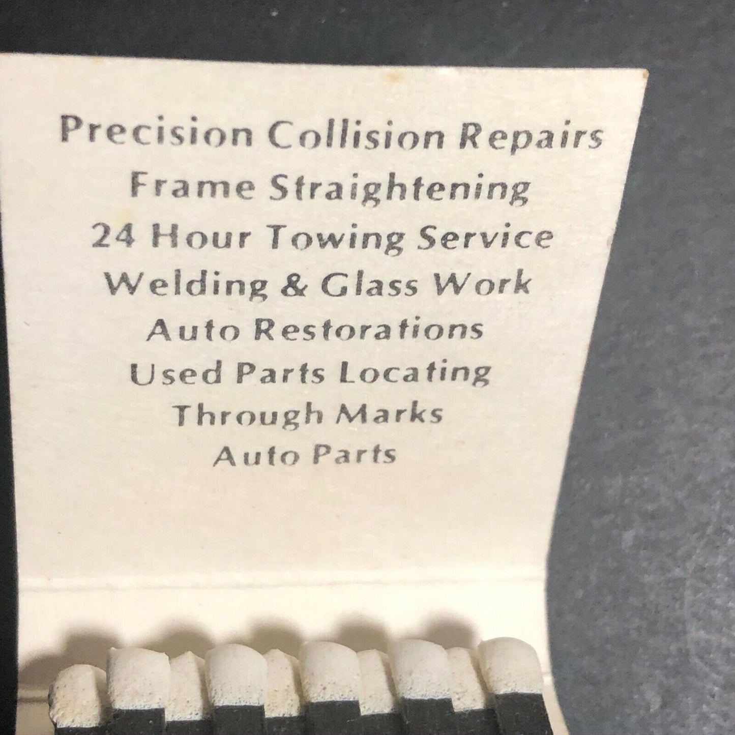1980's Full Matchbook - "International Auto Body" East Granby, CT