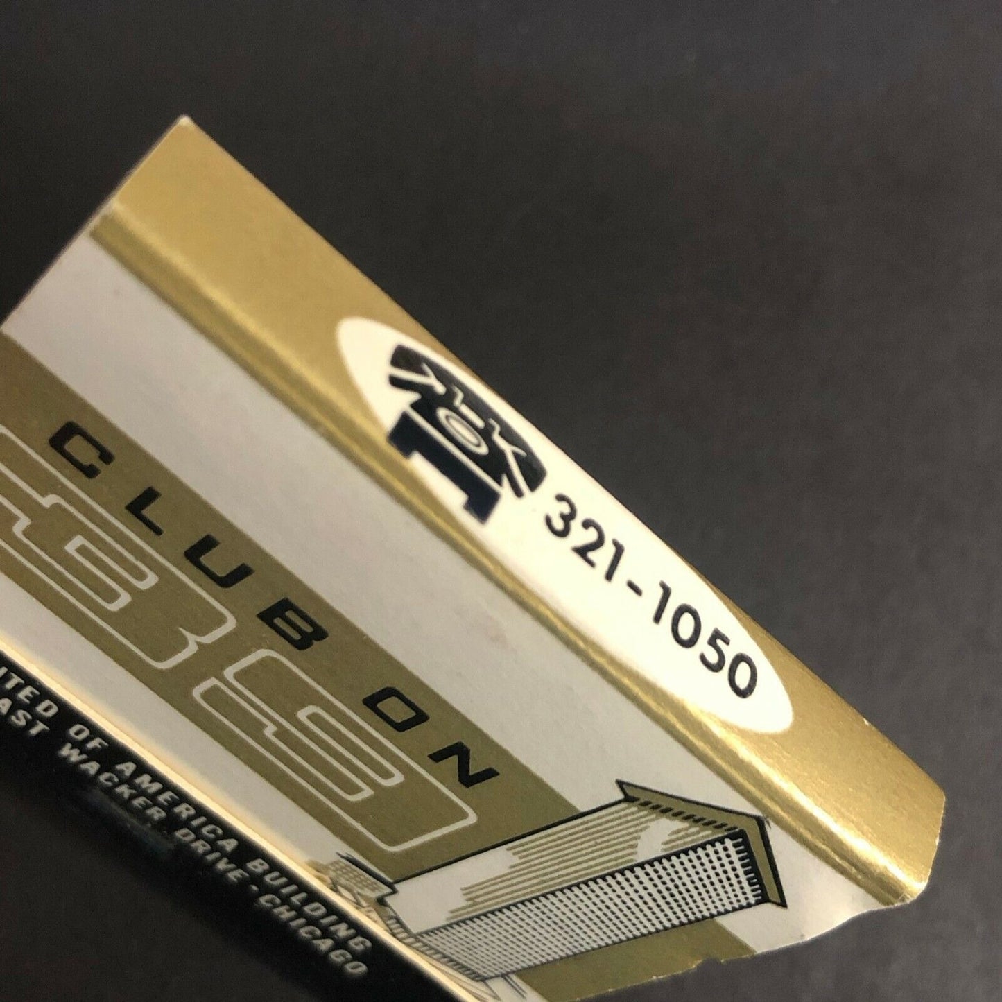 Scarce Vintage c1970's Full Matchbook "Club on 39" United of America Chicago