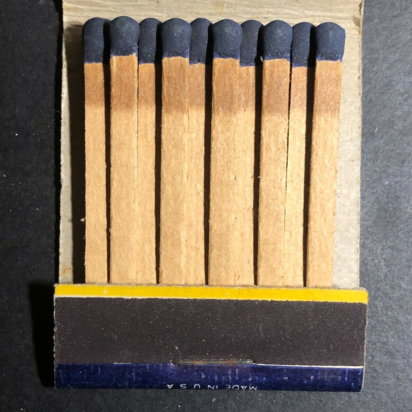 1940-50's Full Matchbook Advertising - Vicks Inhaler & Medicated Cough Drops