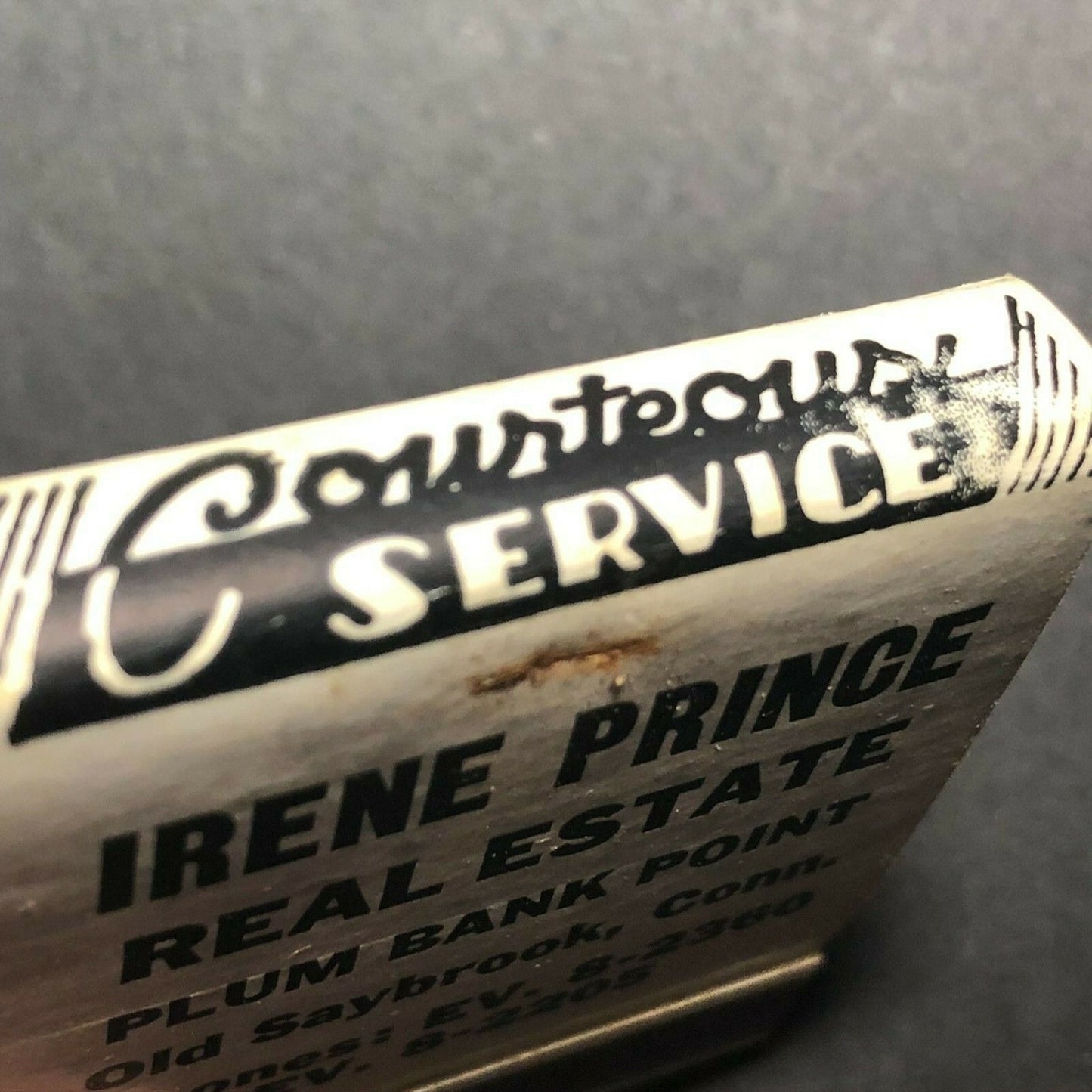 1940's-50's Full Matchbook - Irene Prince Real Estate - Old Saybrook, CT