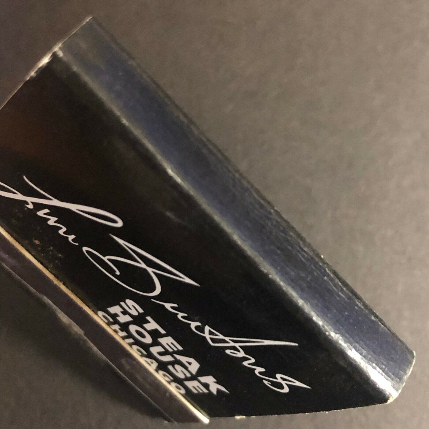 Very Scarce c1960's Full Matchbook Linn Burton's Steak House Restaurant Chicago