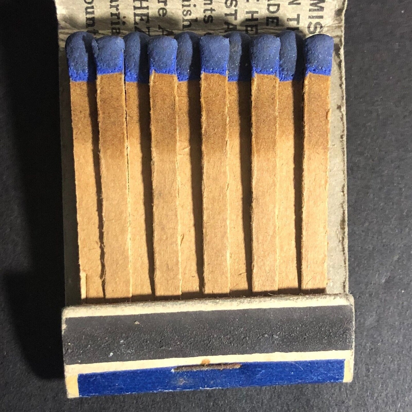 Eola Hotel Natchez, MISS 20-Strike Full Matchbook c1940's Very Scarce
