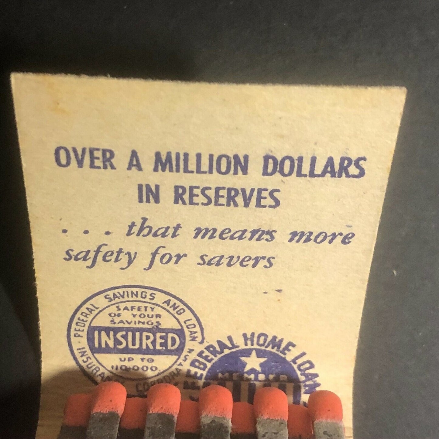 1930's-1940's Full Matchbook - Meriden Permanent - Building & Loans Assoc. CT