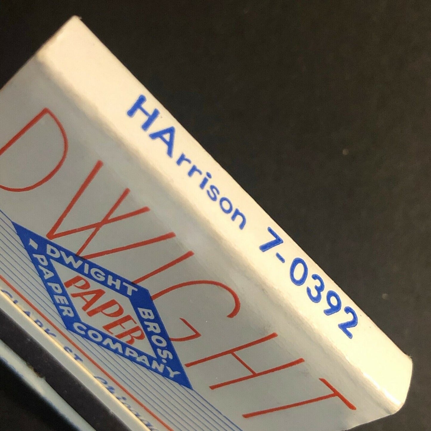 Vintage c1960's Full Matchbook Dwight Bros. (Printing) Paper Company Chicago