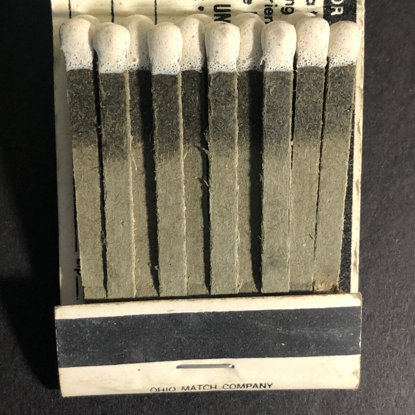 Free Accounting Lesson Mail-in Offer 20-Strike -1 Matchbook c1965-73 VGC