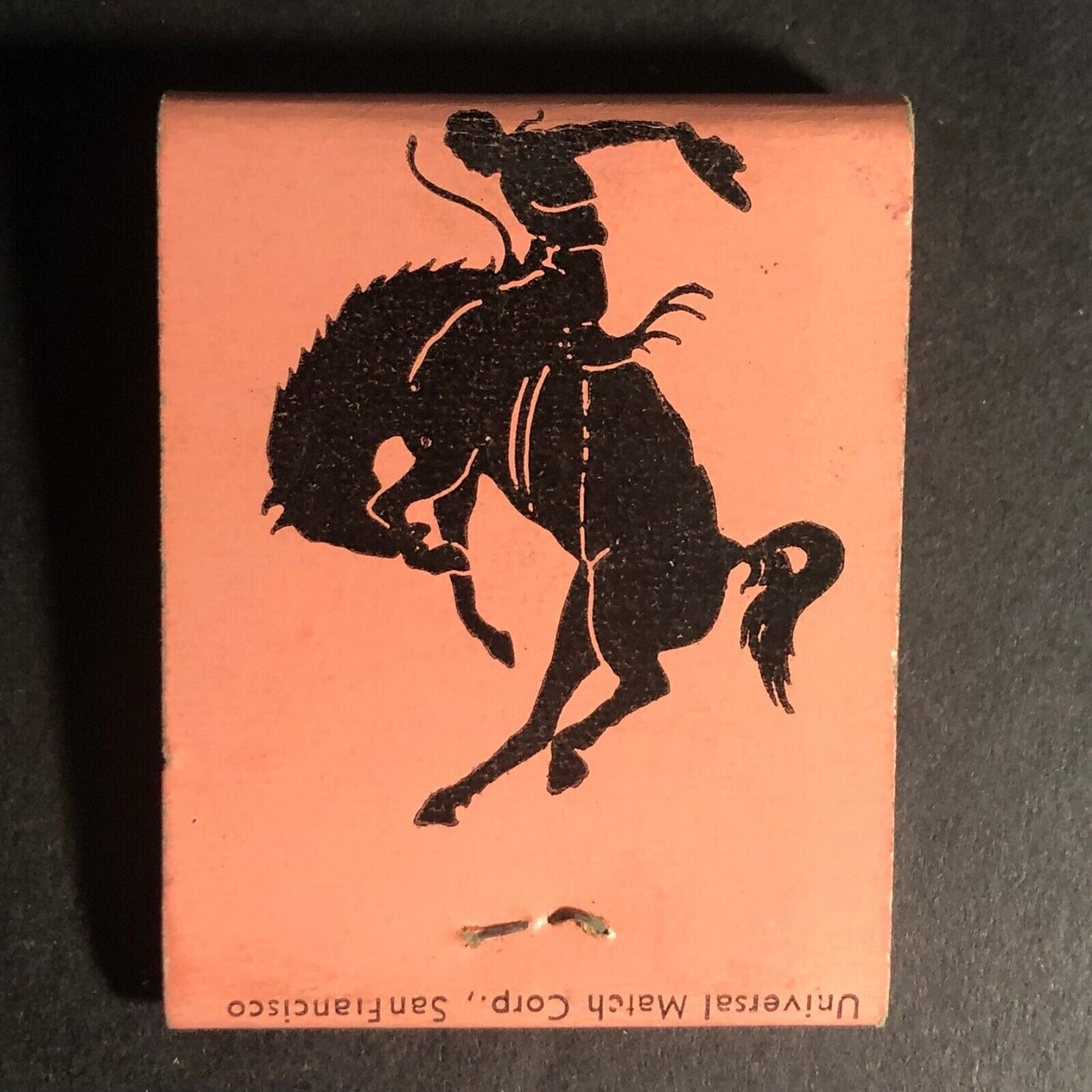 The Bay View Motel Morro Bay, CA 20-Strike Full Matchbook c1975-80 VGC w/ Cowboy