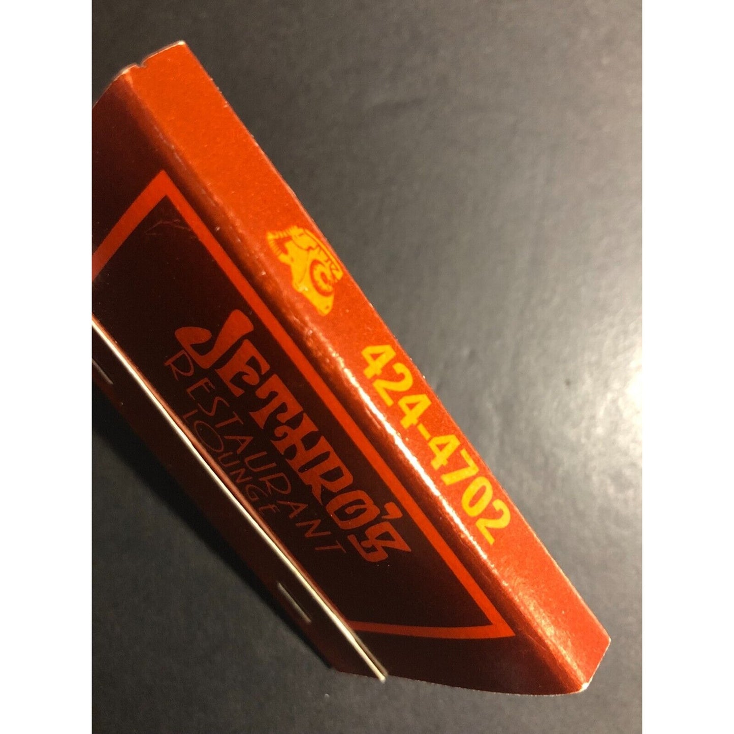 Jethro's Restaurant Lounge Chicago Ridge, IL Full Matchbook c1978-79