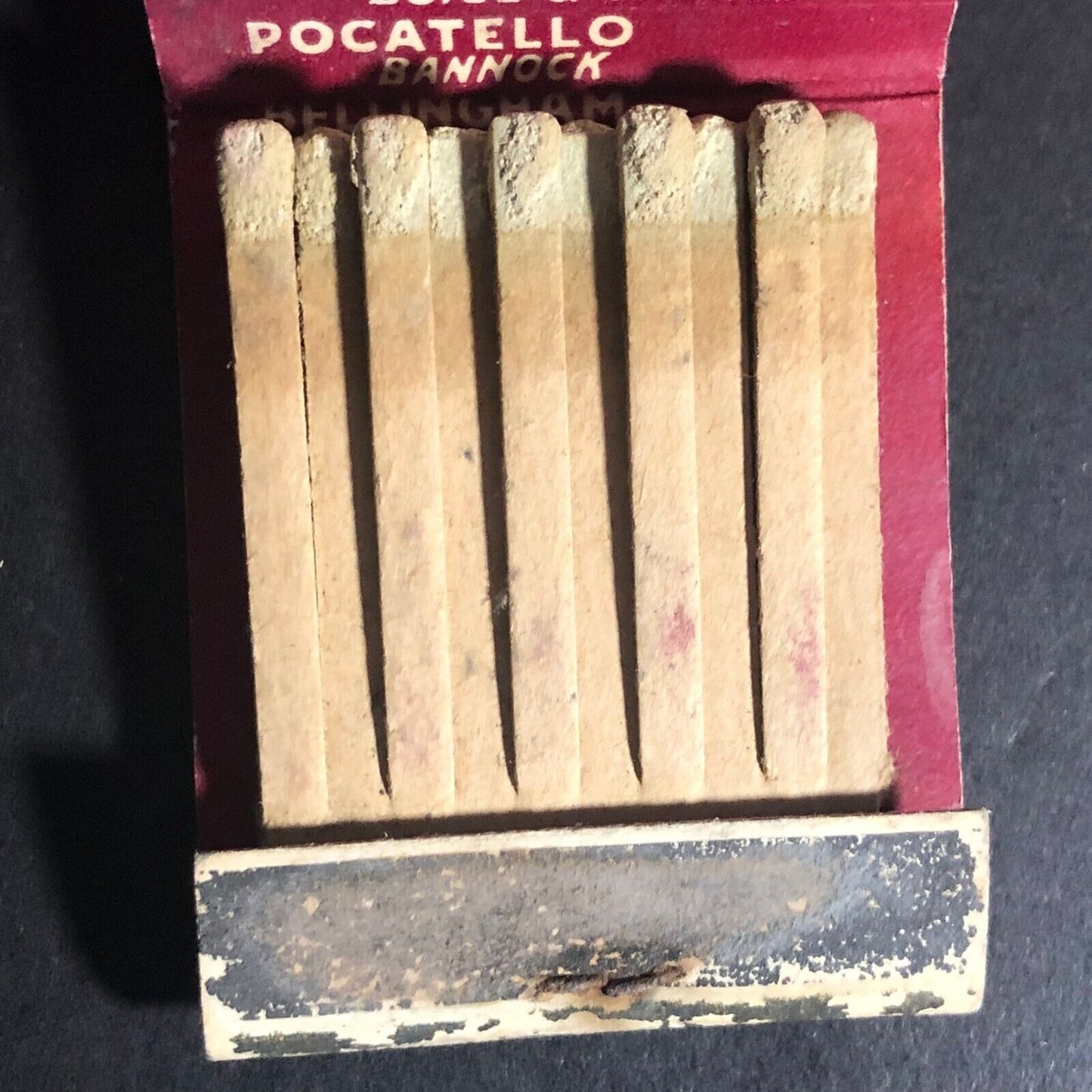 New Washington Hotel Seattle 20-Strike Matchbook c1940's-50's Scarce