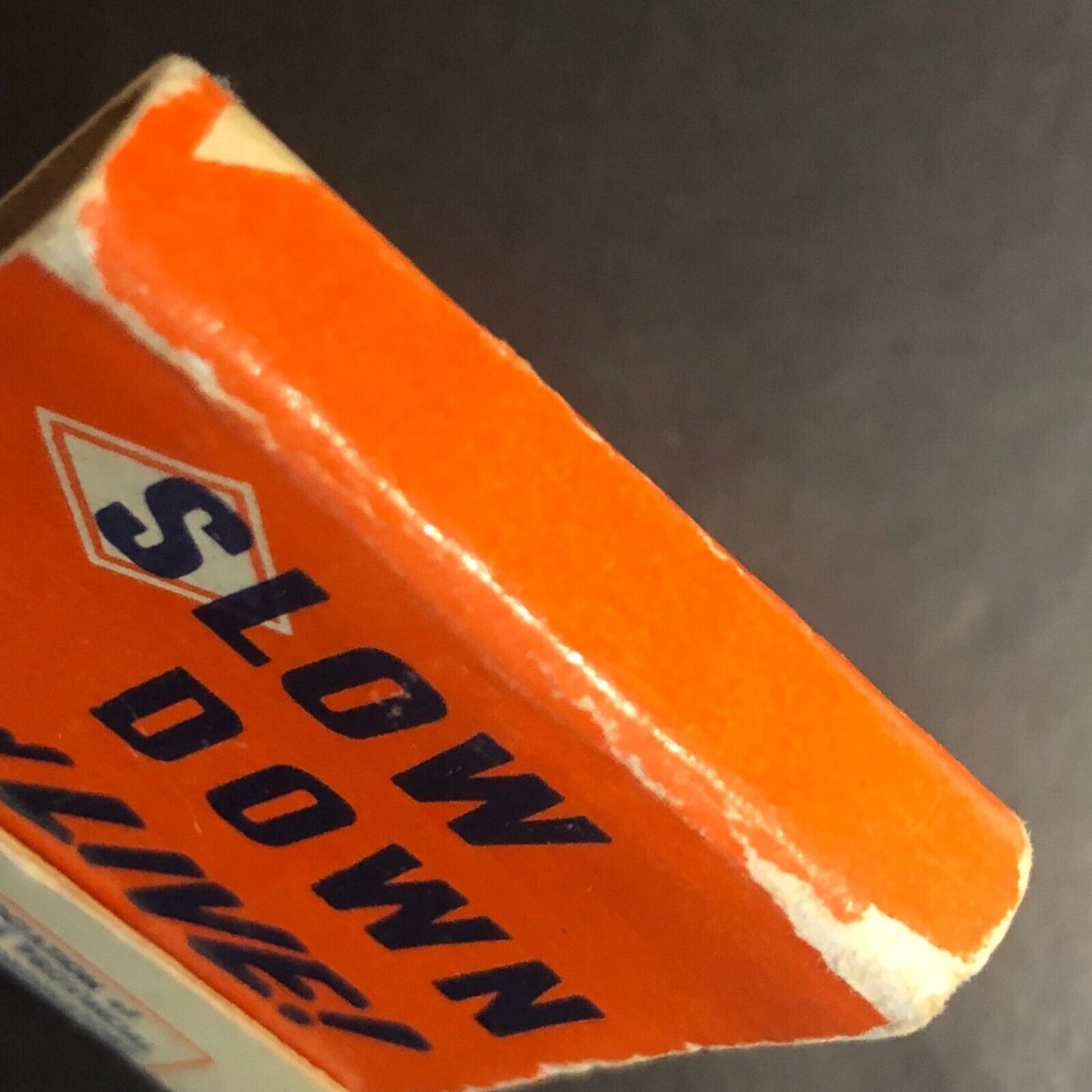 "Slow Down and Live" "Can You Stop In Time?" Safety Congress Matchbook c1954