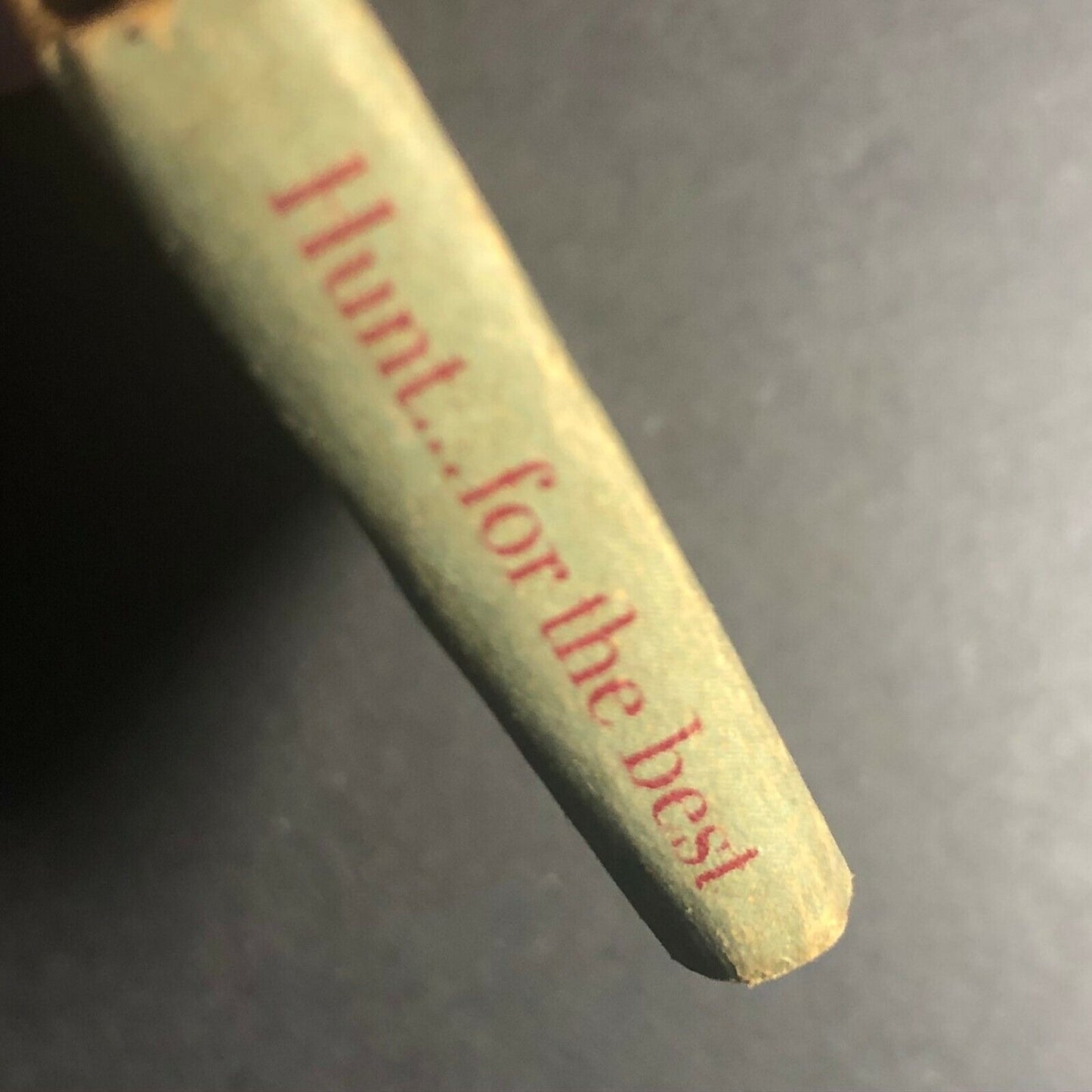 Hunt's Tomato Sauce w/ Friday Night Steaks Recipe c1960's Full Matchbook