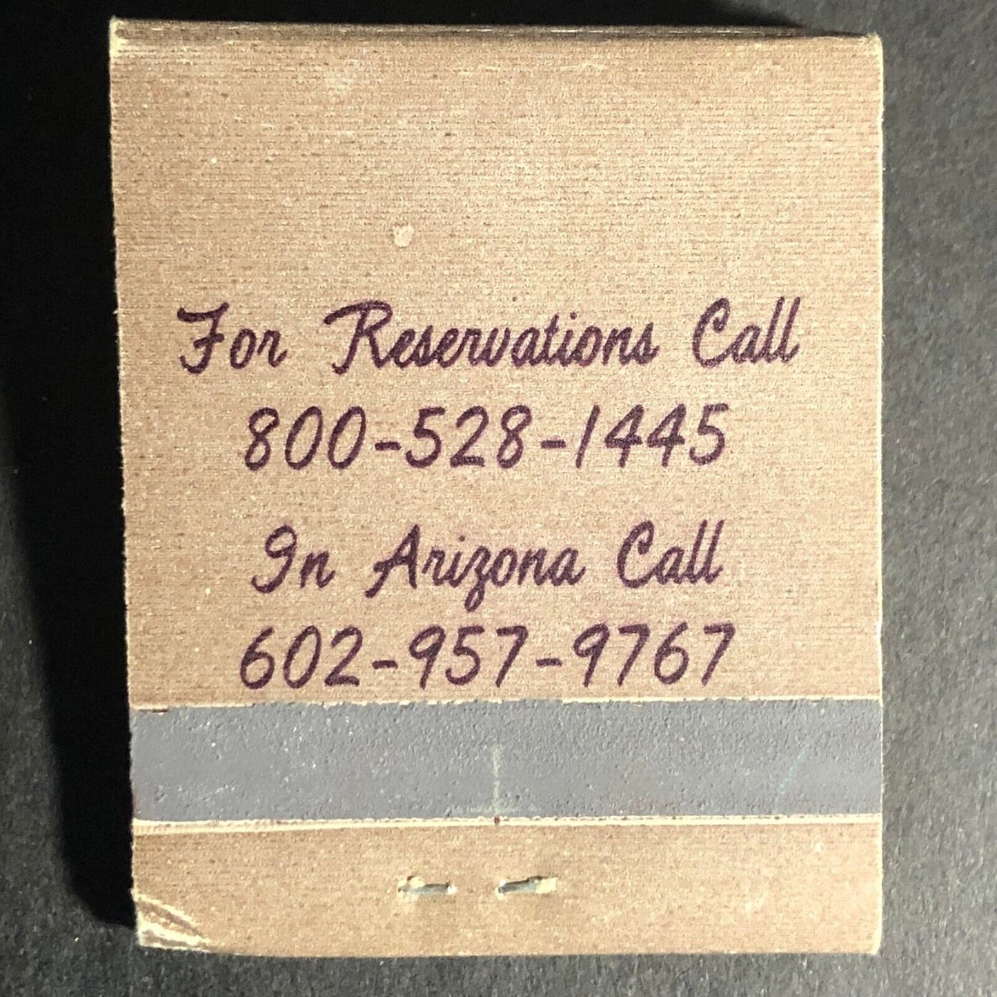 Granada Royale Hometel 20-Strike Gold Tip Full Matchbook c1975-85 - VGC