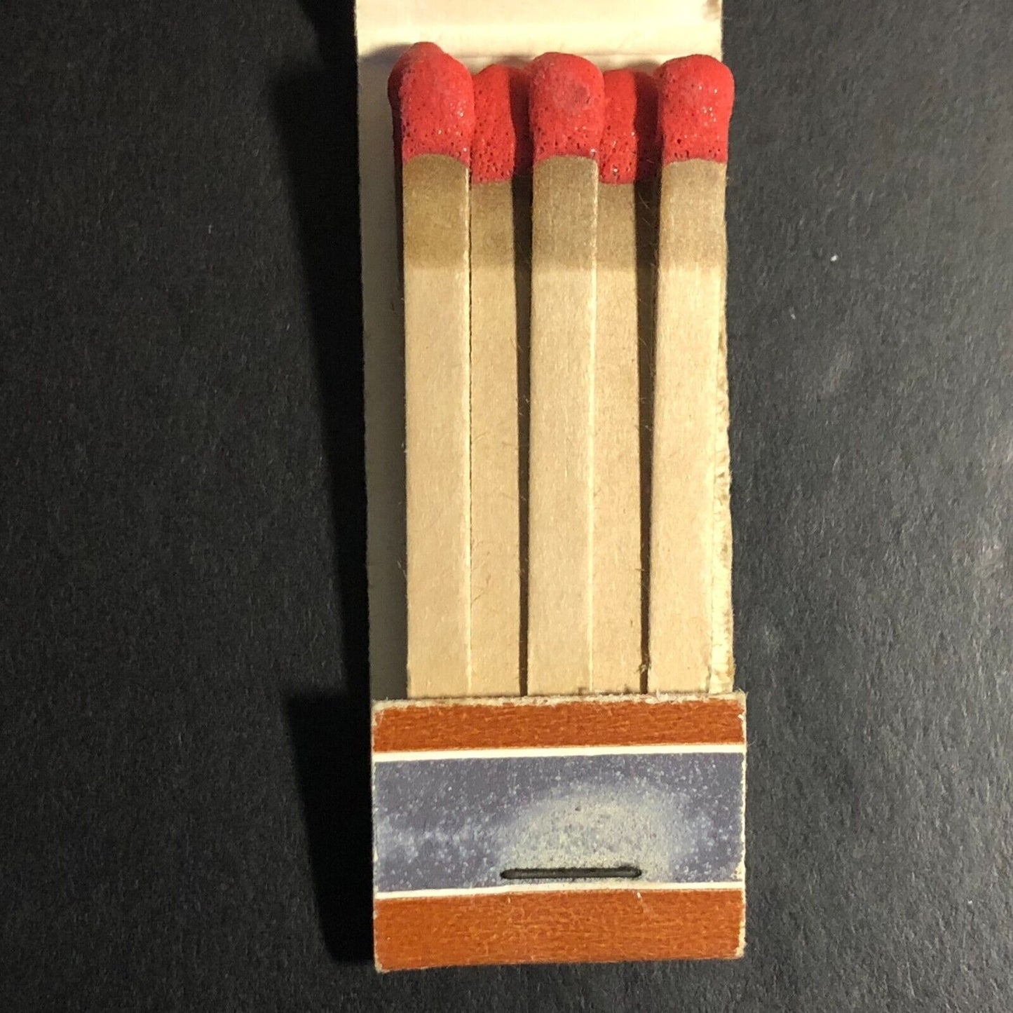 Branding Iron Restaurant Oaklawn, IL Full Slim Matchbook c1960's-74 Bowling