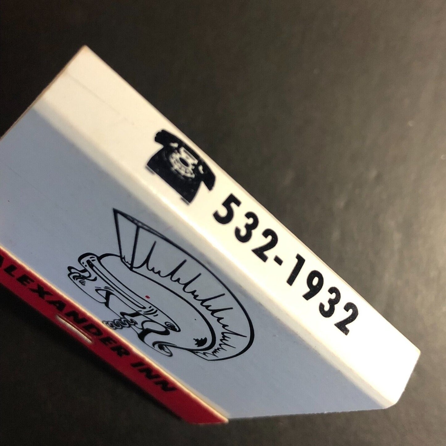 Alexander Inn Restaurant Tinley Park, IN Full Matchbook c1976-84 Scarce w/ Map