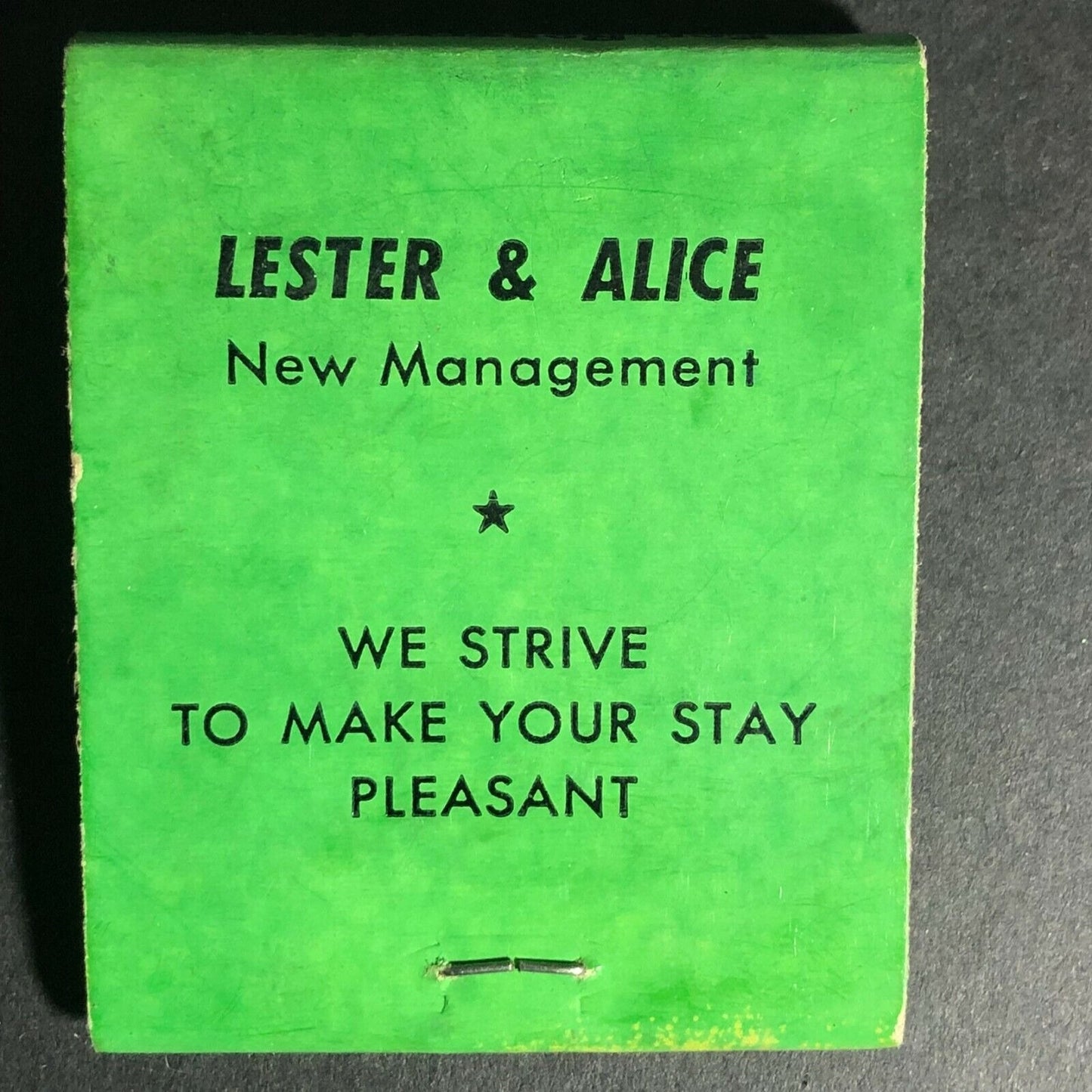 Scarce c1950's-60's Full Matchbook "Roberta Motel" Atascadero, CALIF.