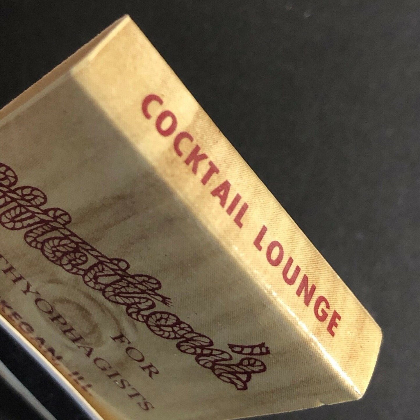 Scarce c1950's-60's Full Matchbook Mathon's Sea Food Restaurant Waukegan
