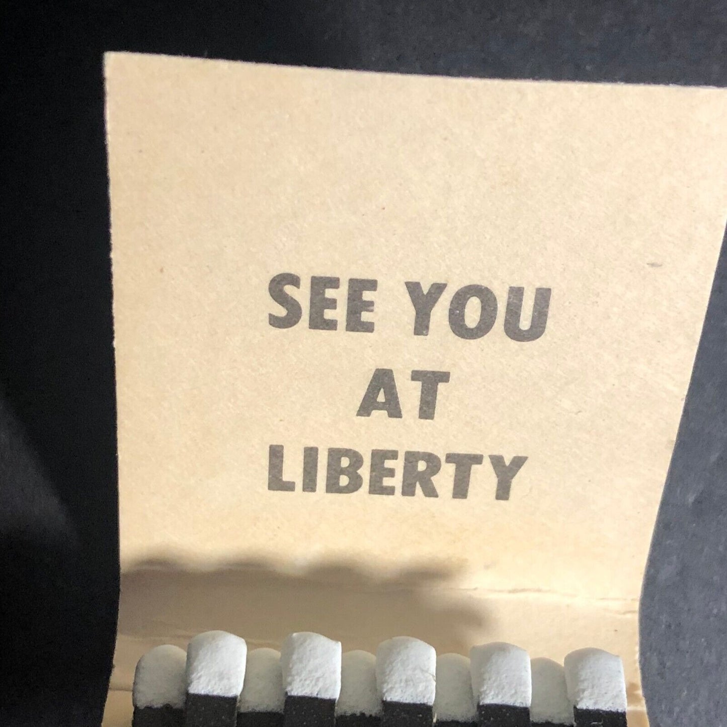 Liberty Coin Company Long Beach, CA Matchbook c1968-1973 Very Scarce VGC
