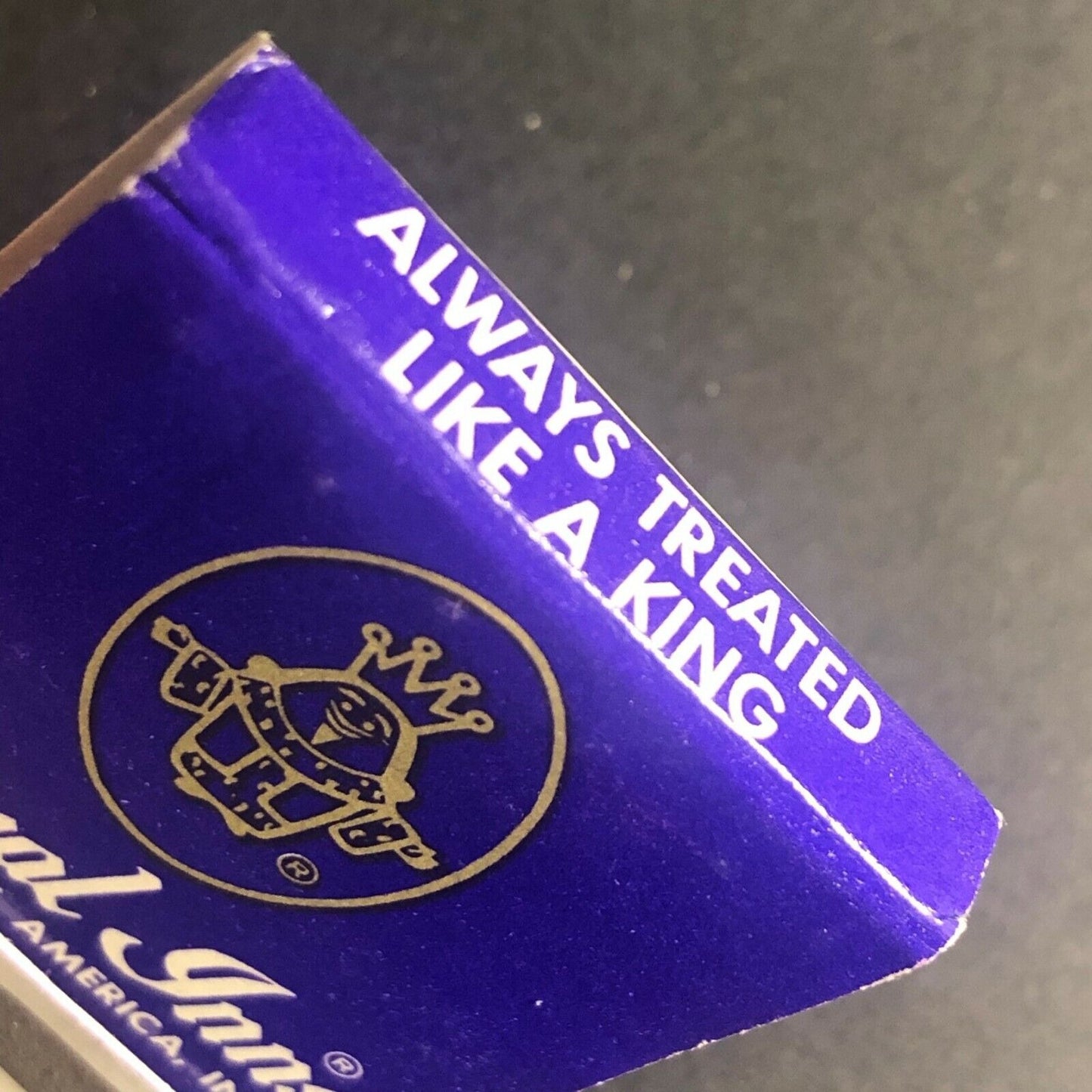 Vintage c1960's-70's Full Matchbook Purple Jester Jolly King Lost Knight Royal