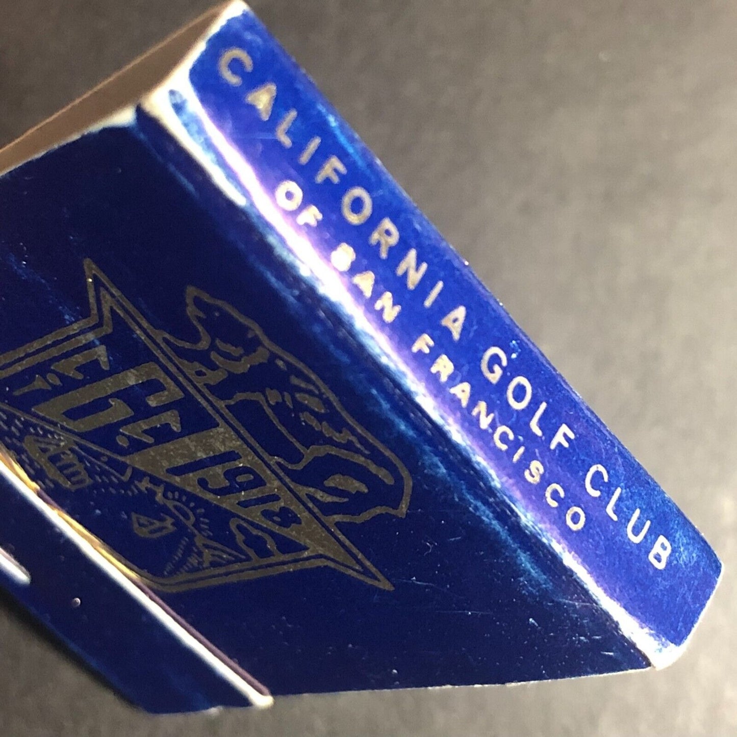 California Golf Club of San Francisco Full Matchbook w/ Score Card c1973-79